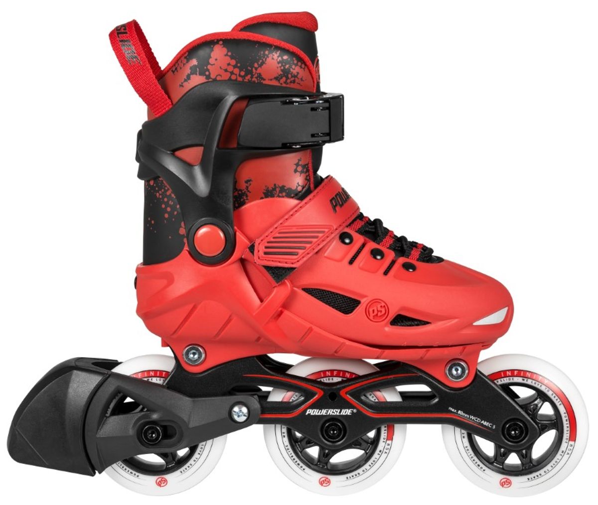 Powerslide Phuzion Universe 3W Red Str. 33-36