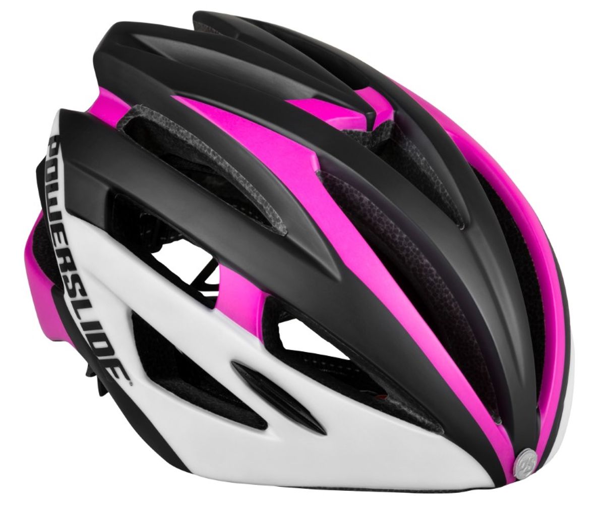 Powerslide Race Attack Pink Hjelm med LED Lys