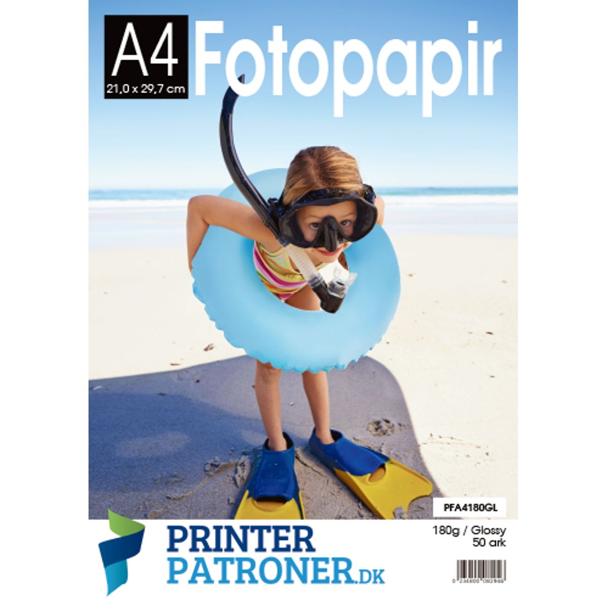 PPDK glossy fotopapir A4 180gr. - 50 ark