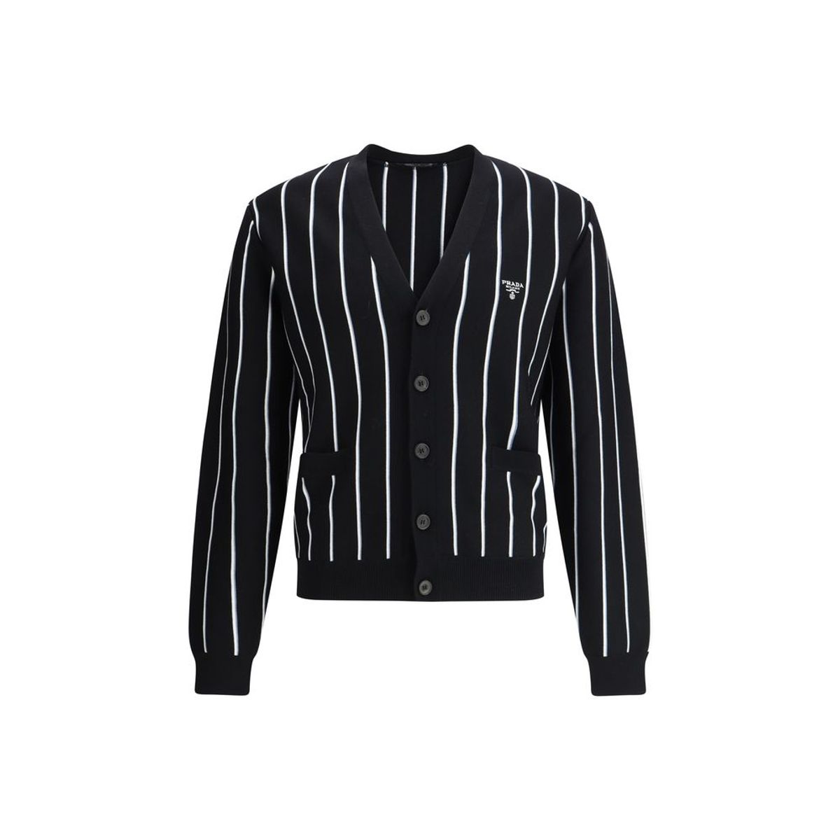 Prada Wool Striped Cardigan