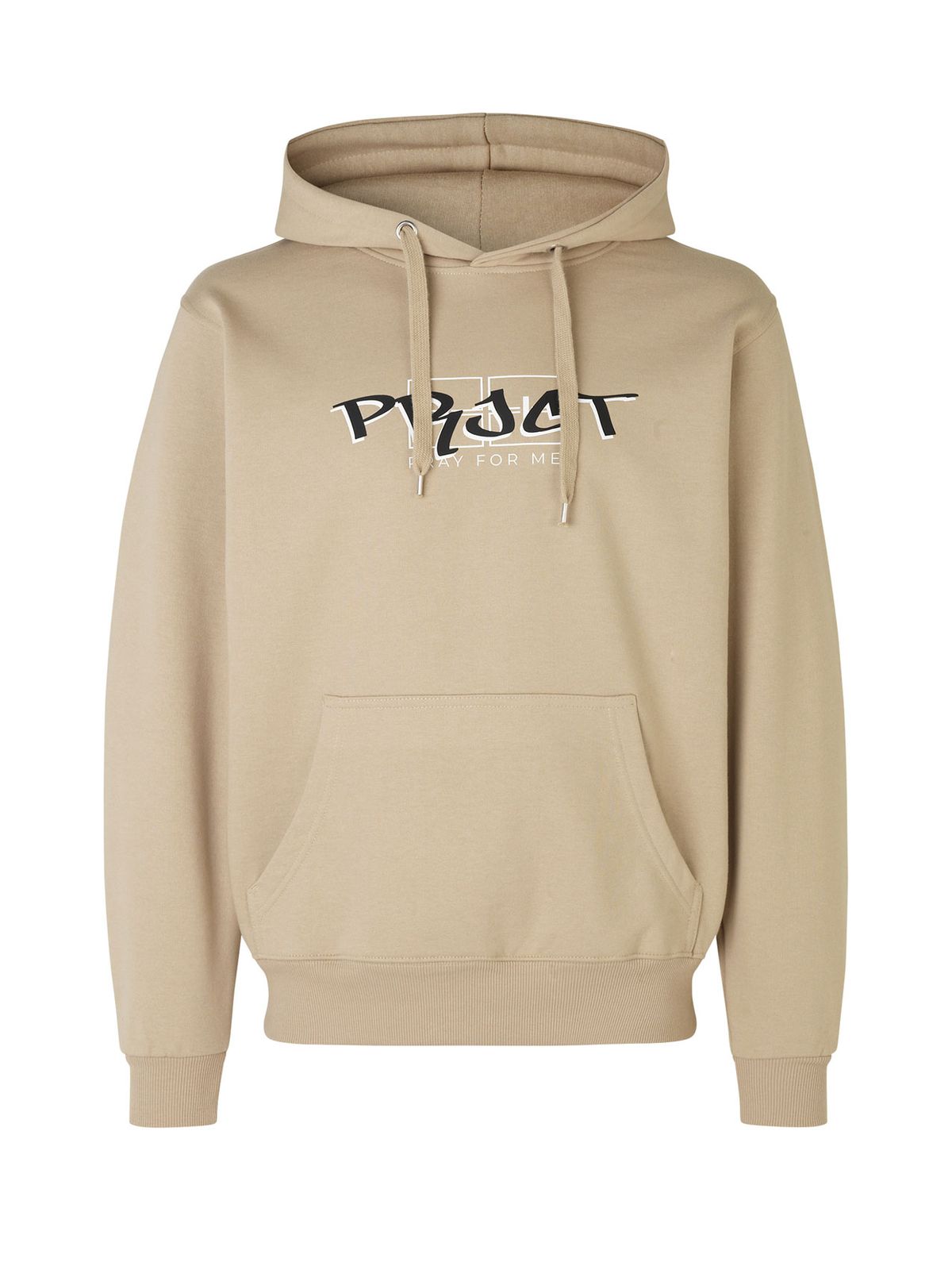 PRAY FOR ME Hoodie, Urban Front Logo Sand