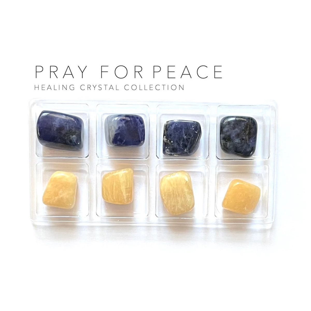 PRAY FOR PEACE - KRYSTAL KIT - Gaveæske - CRYSTAL GRIDS - StudioBuus