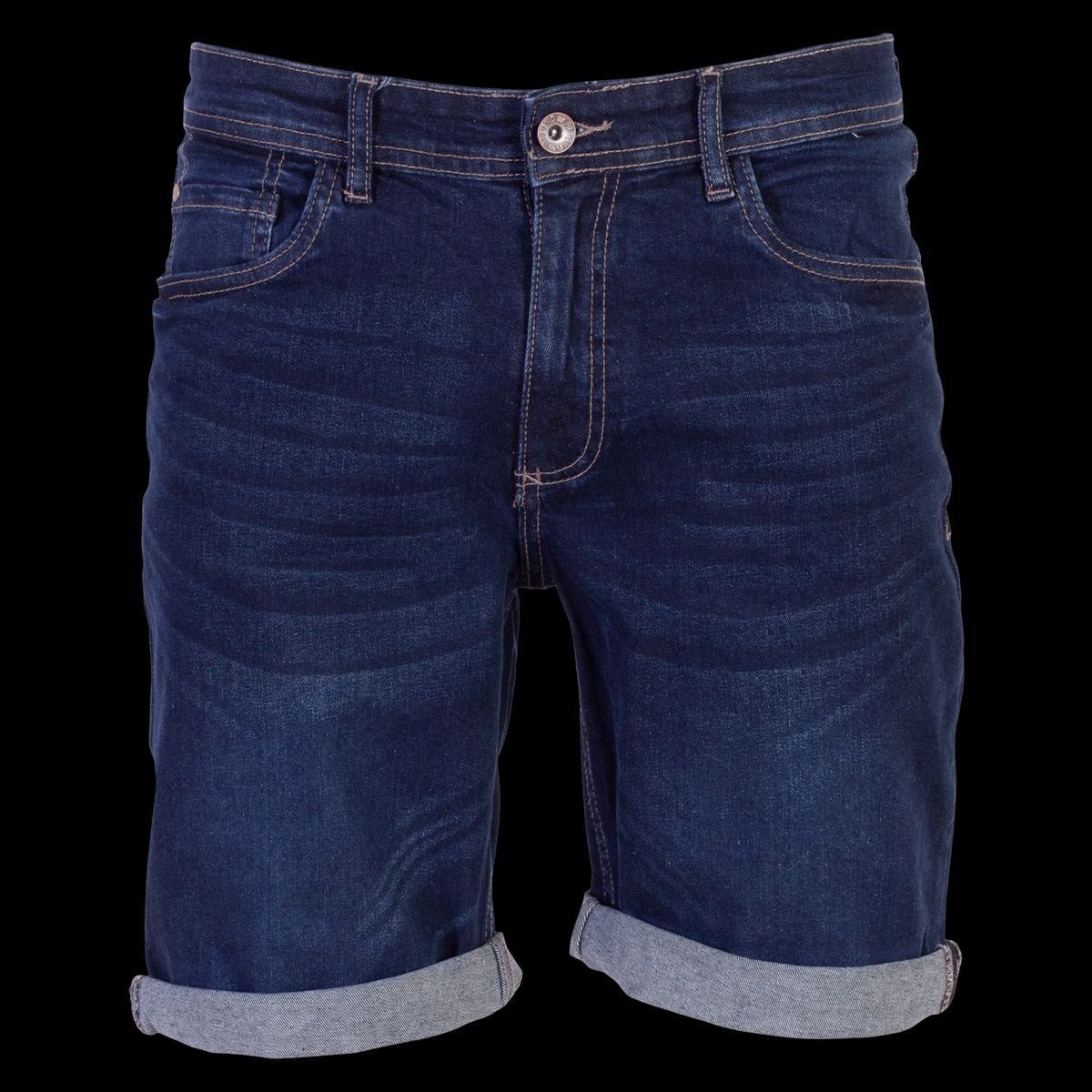 Pre End Herre Shorts - Dk Blue Wash - 38