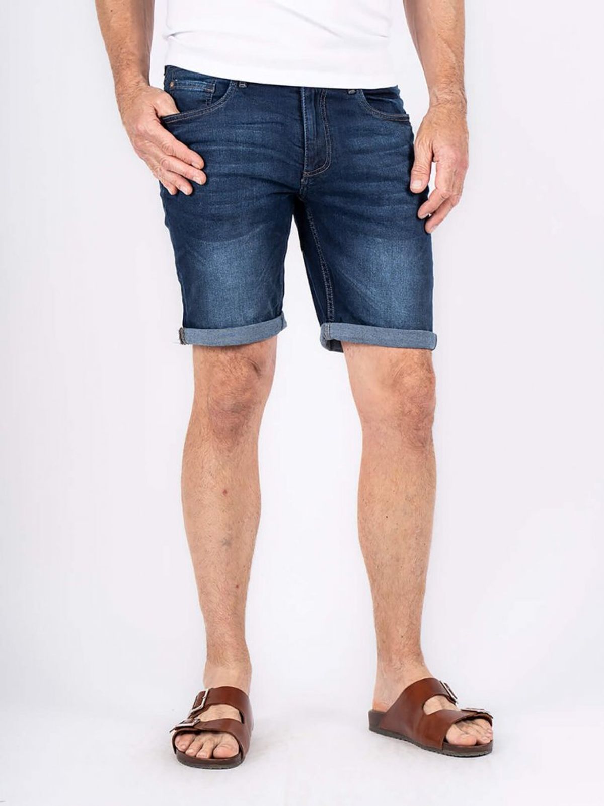 Pre End - Indie denim shorts i blå - Herre - 34