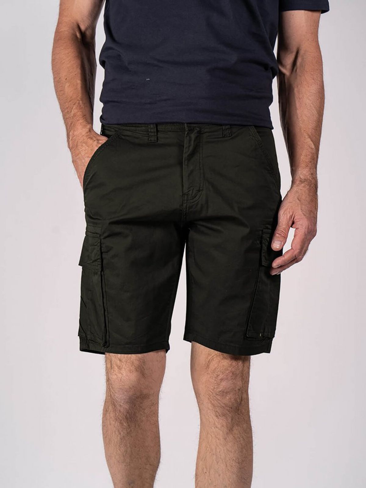 Pre End - Lanton cargo shorts i army grøn - Herre - 36