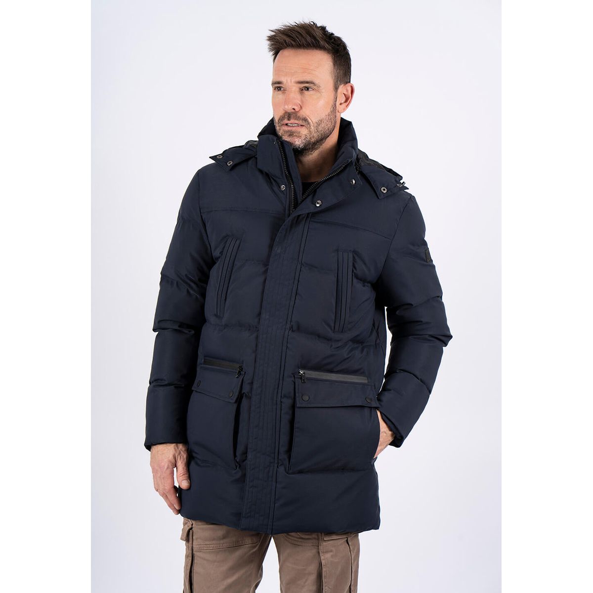 Pre End - Maine long jakke I navy