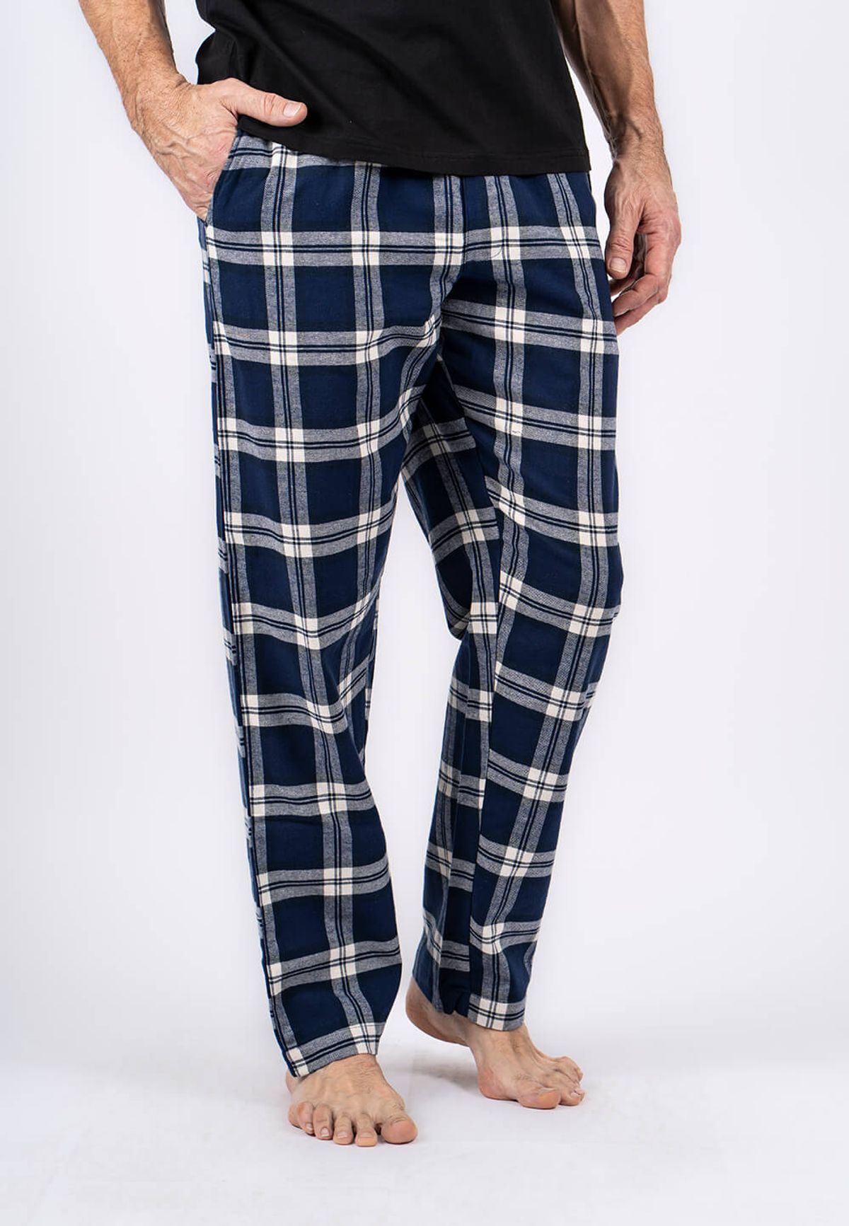 Pre End - Pyjamas bukser I navy/hvid