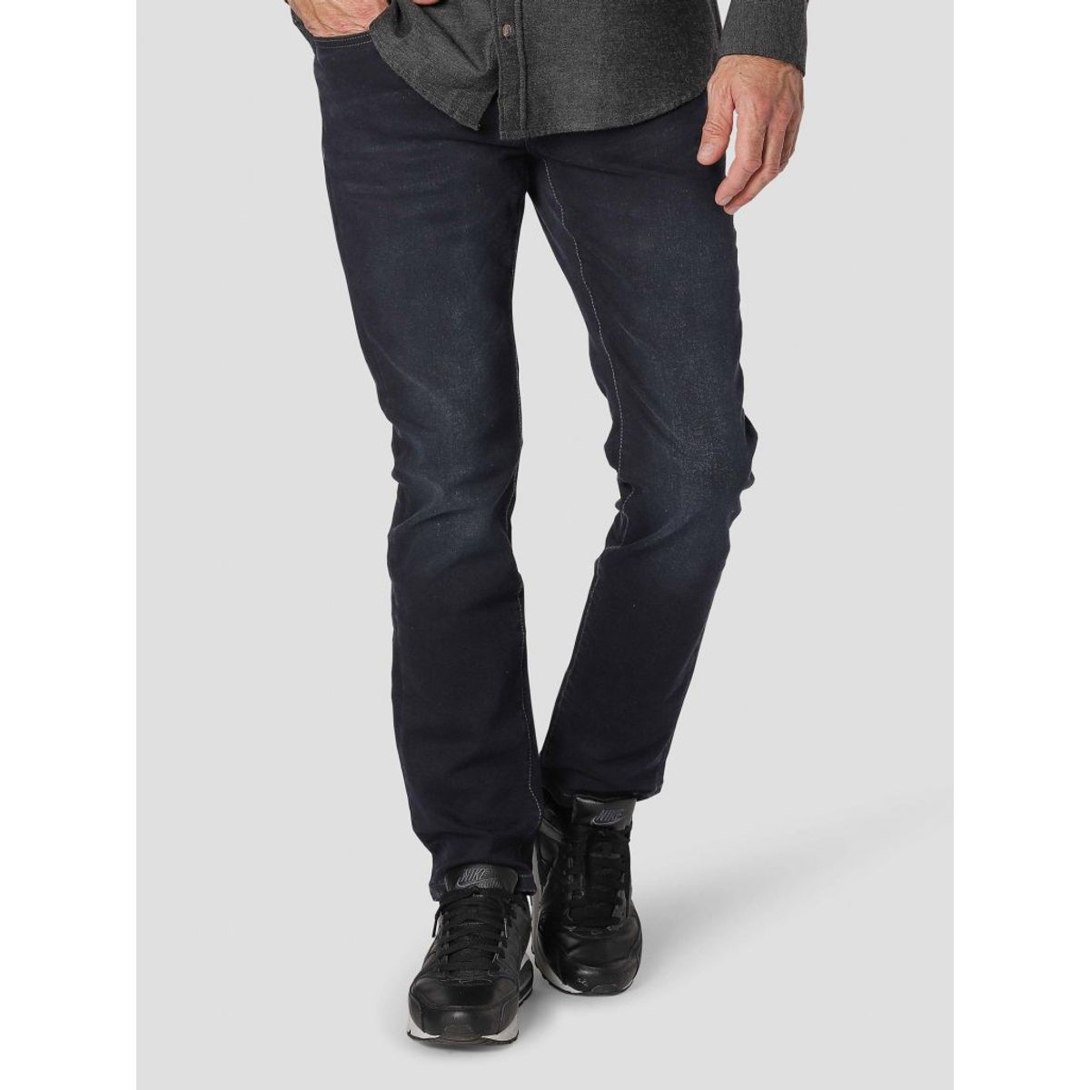 Pre End - Robbie 2070 stretch jeans i mørkegrå - Herre - 36/34 - (Regular fit)