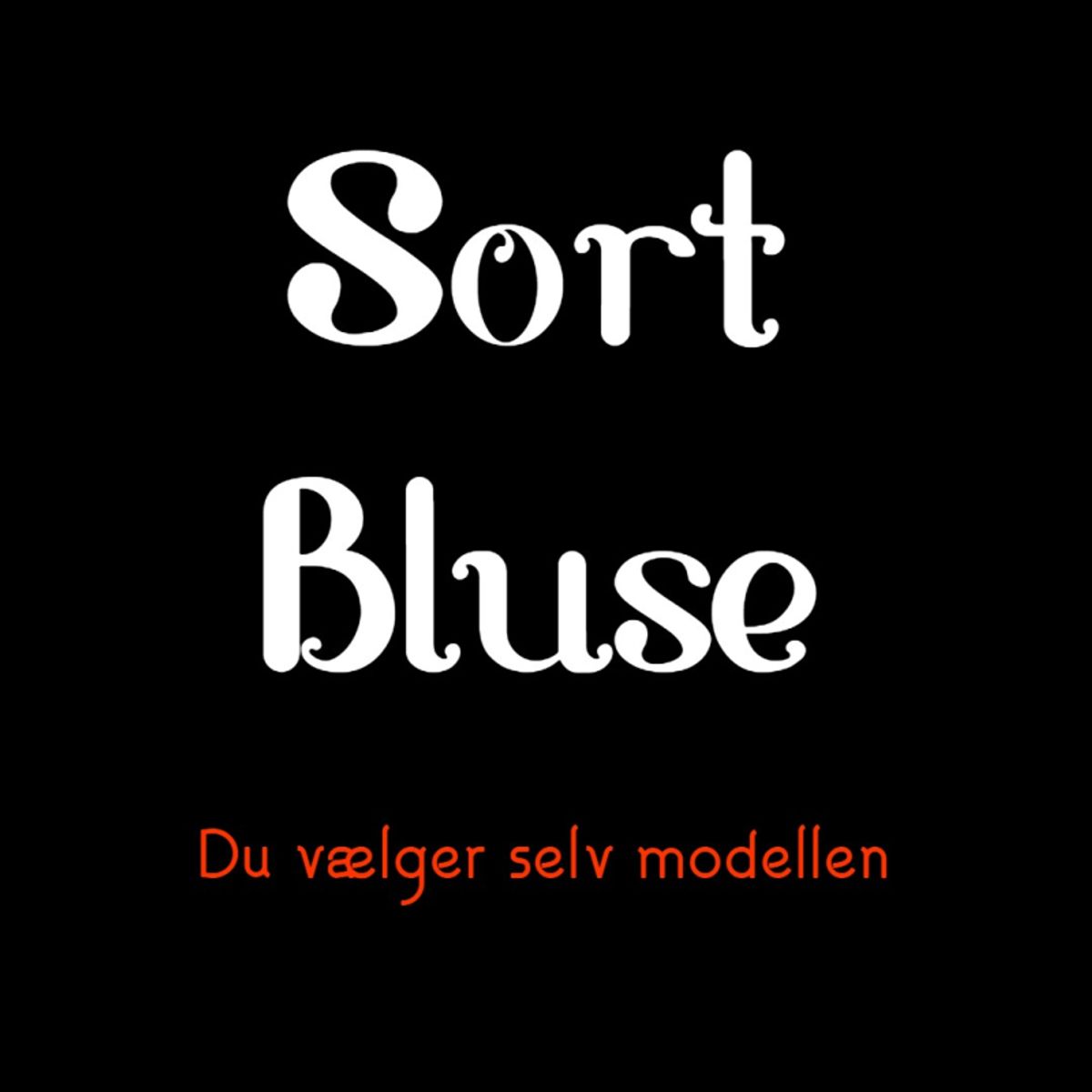 Pre-order Sort bluse