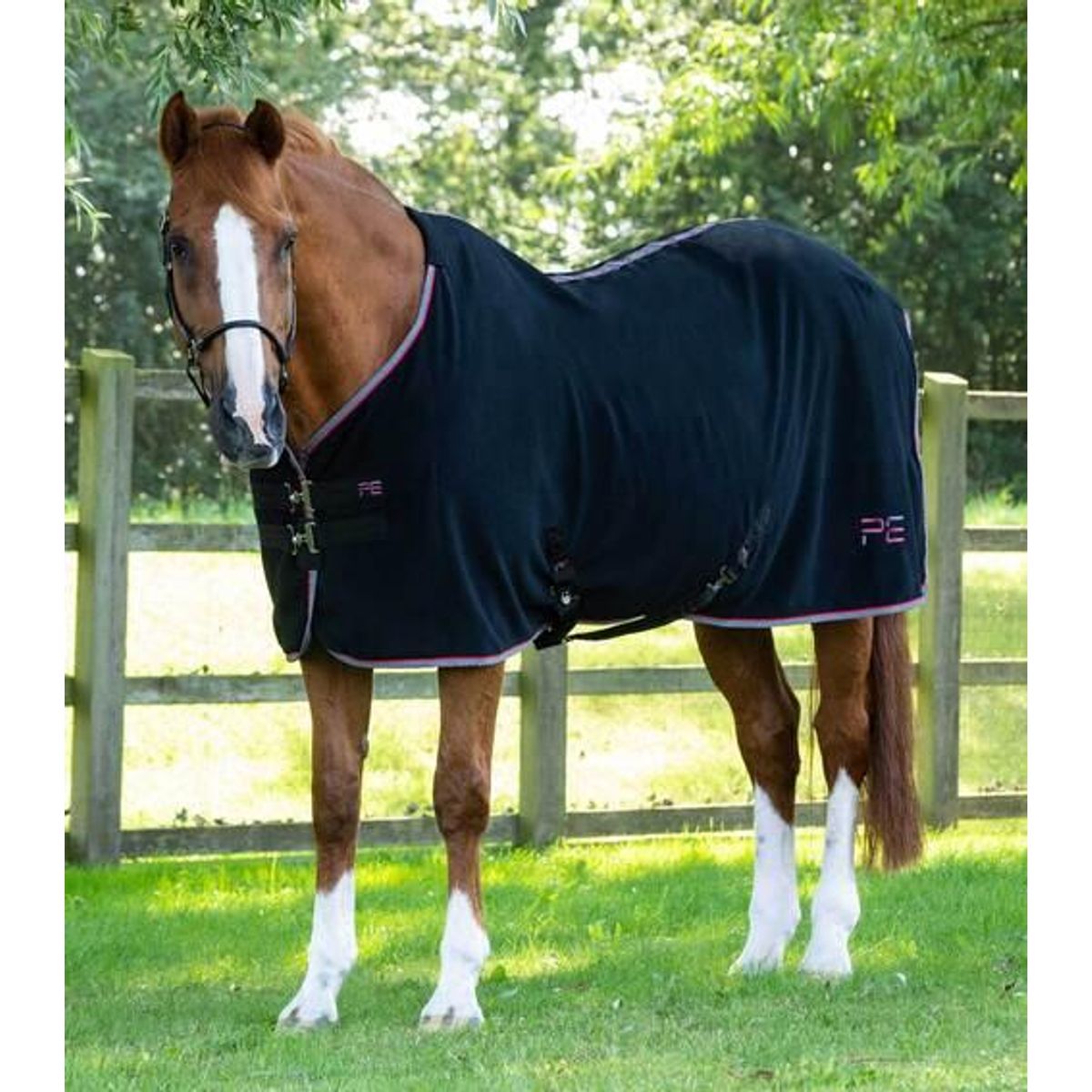 Premier Equine Asure Fleece Cooler dækken - Sort - 6,0" (135cm)