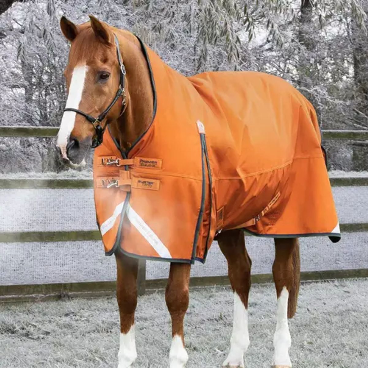 Premier Equine Buster Hardy 400g dækken - Orange - 5,3 120cm