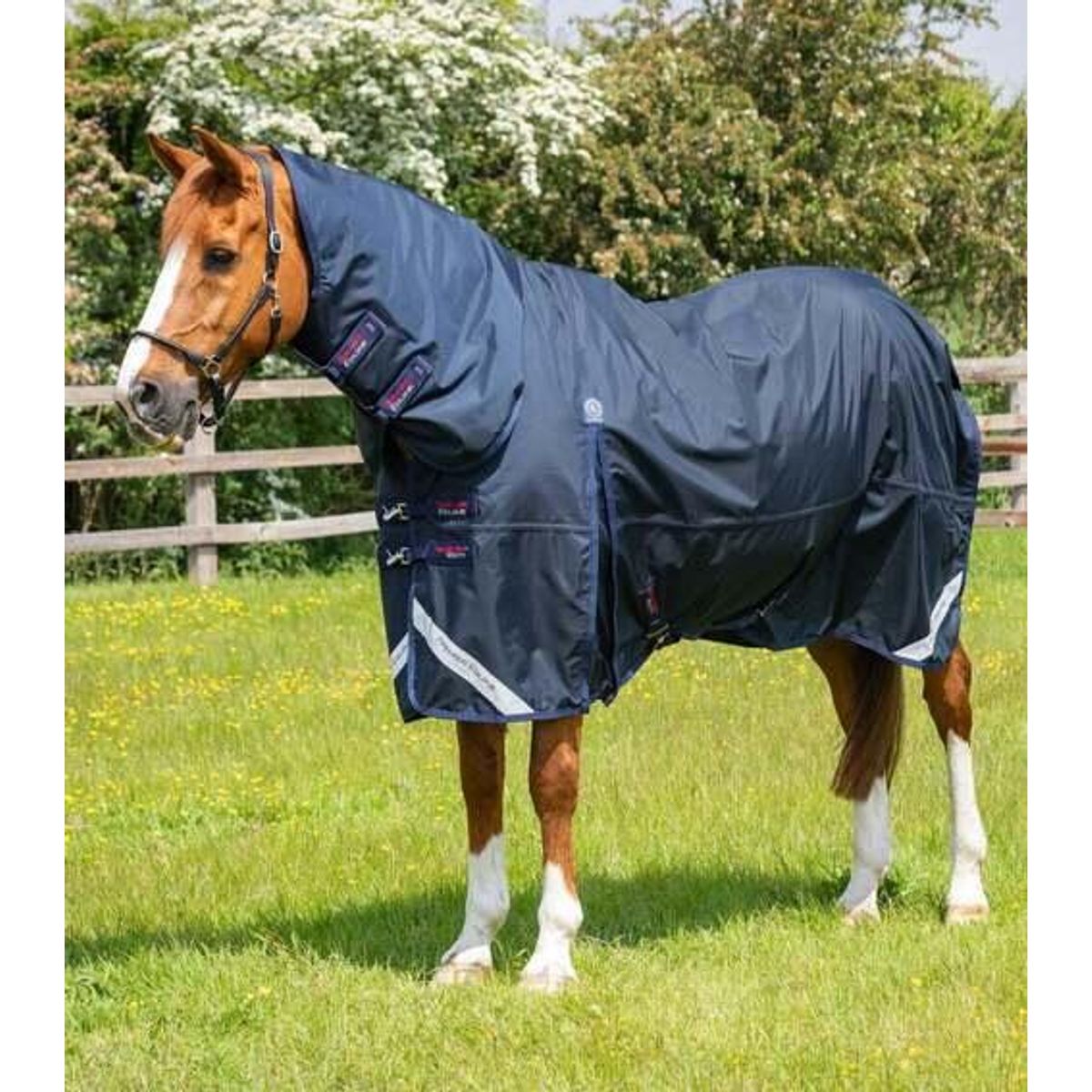 Premier Equine Buster Storm Combo 90g dækken - Navy - 5,0" (115cm)