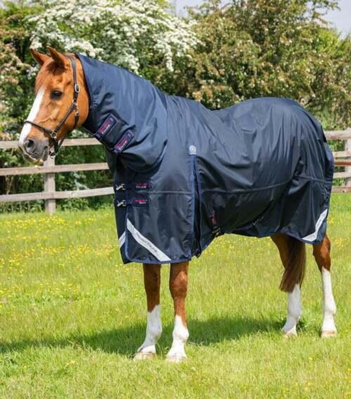 Premier Equine Buster Storm Combo 90g dækken - Navy - 5,6" (125cm)