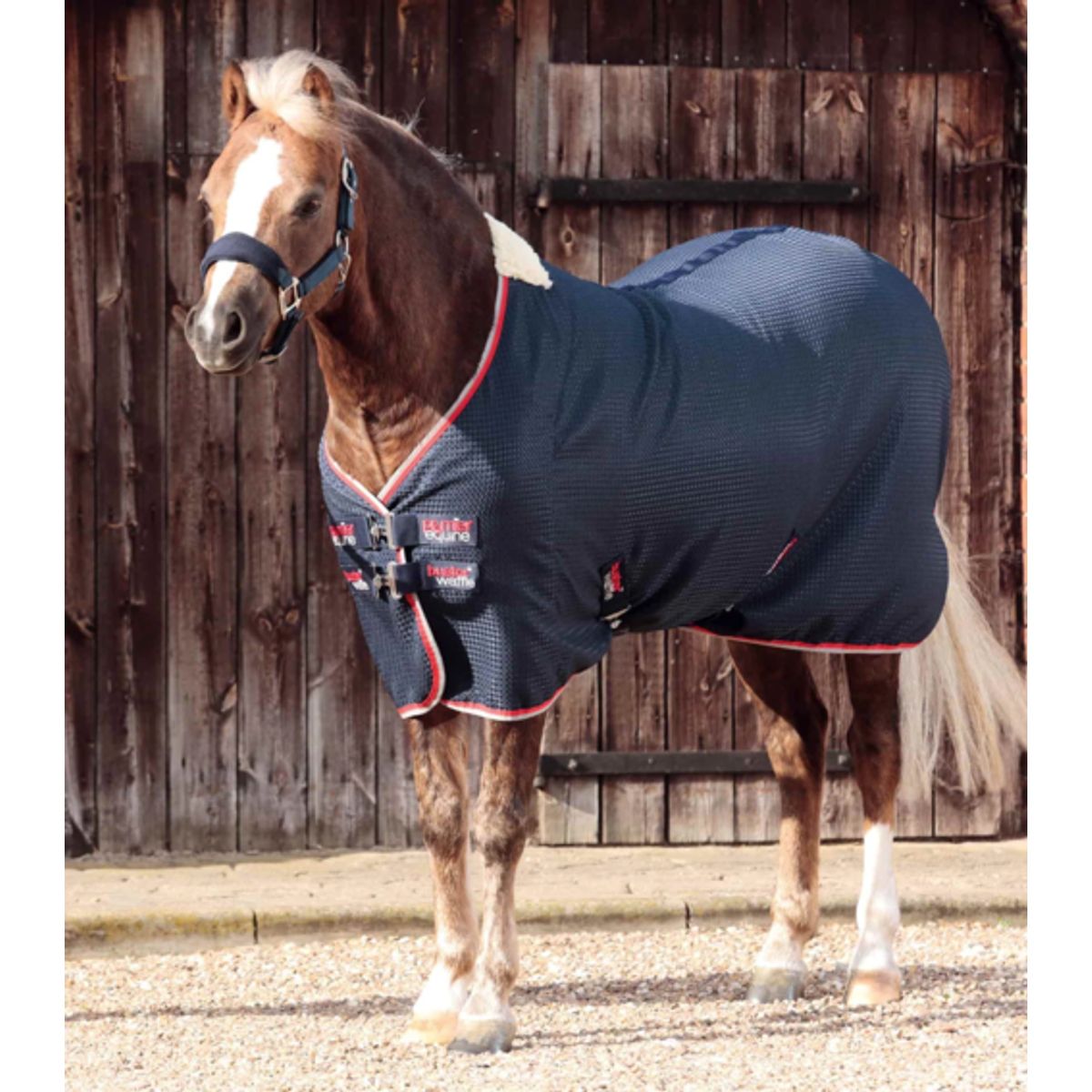 Premier Equine Buster Waffle Cooler - pony Navy - 4,0" (95cm)