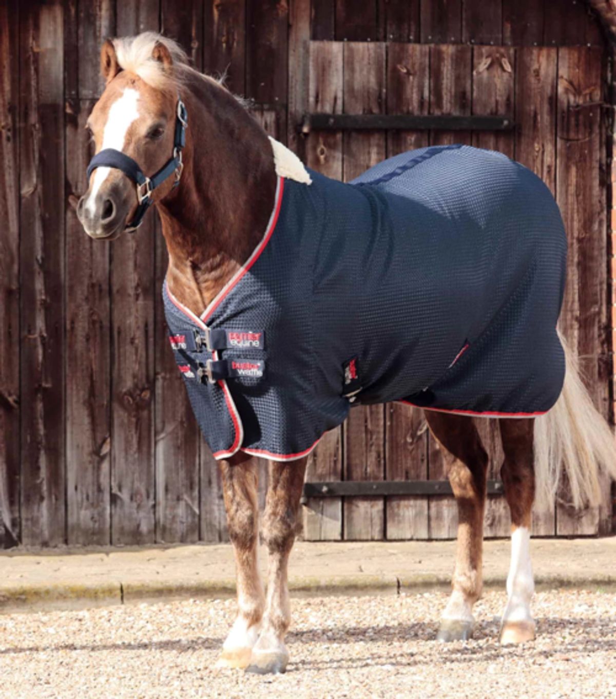 Premier Equine Buster Waffle Cooler - pony Navy