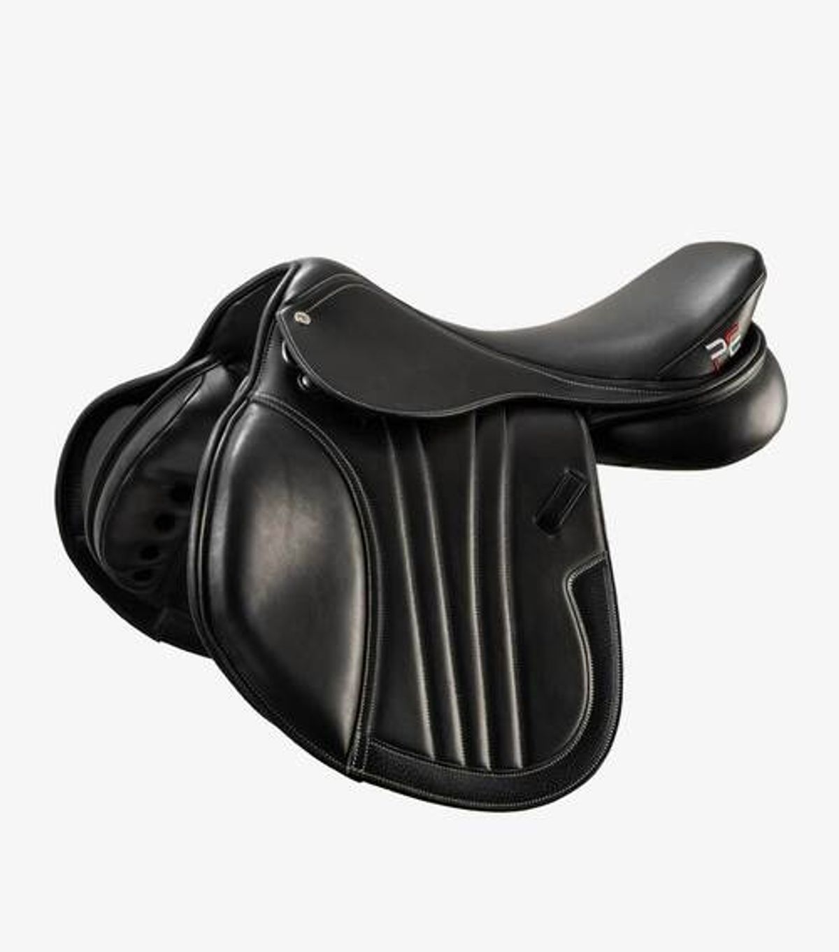 Premier Equine Chamonix Close Contact læder spring sadel - Sort - 17,5"