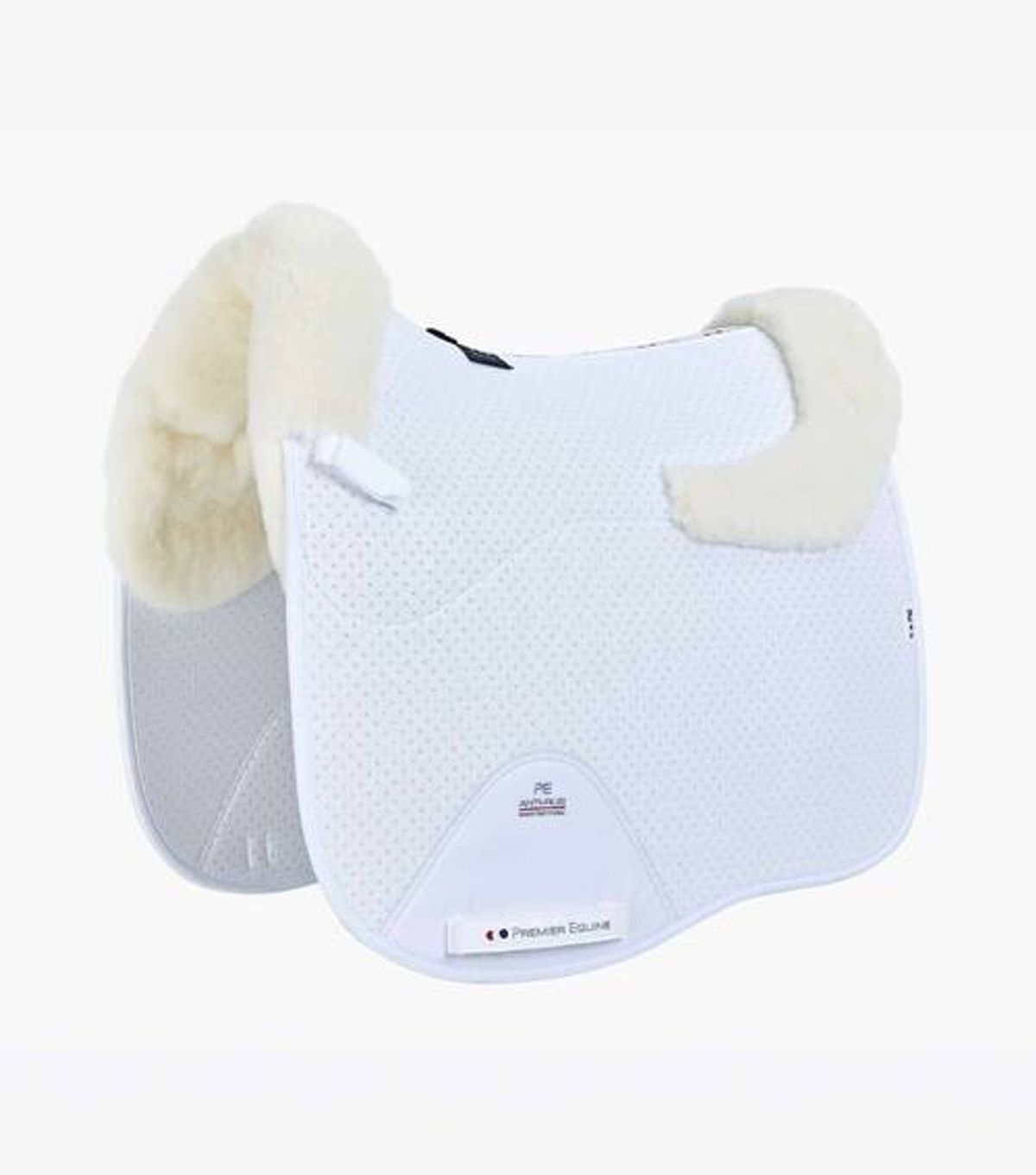 Premier Equine Close Contact Airtechnology Shockproof Wool - Dressur - Hvid/natur