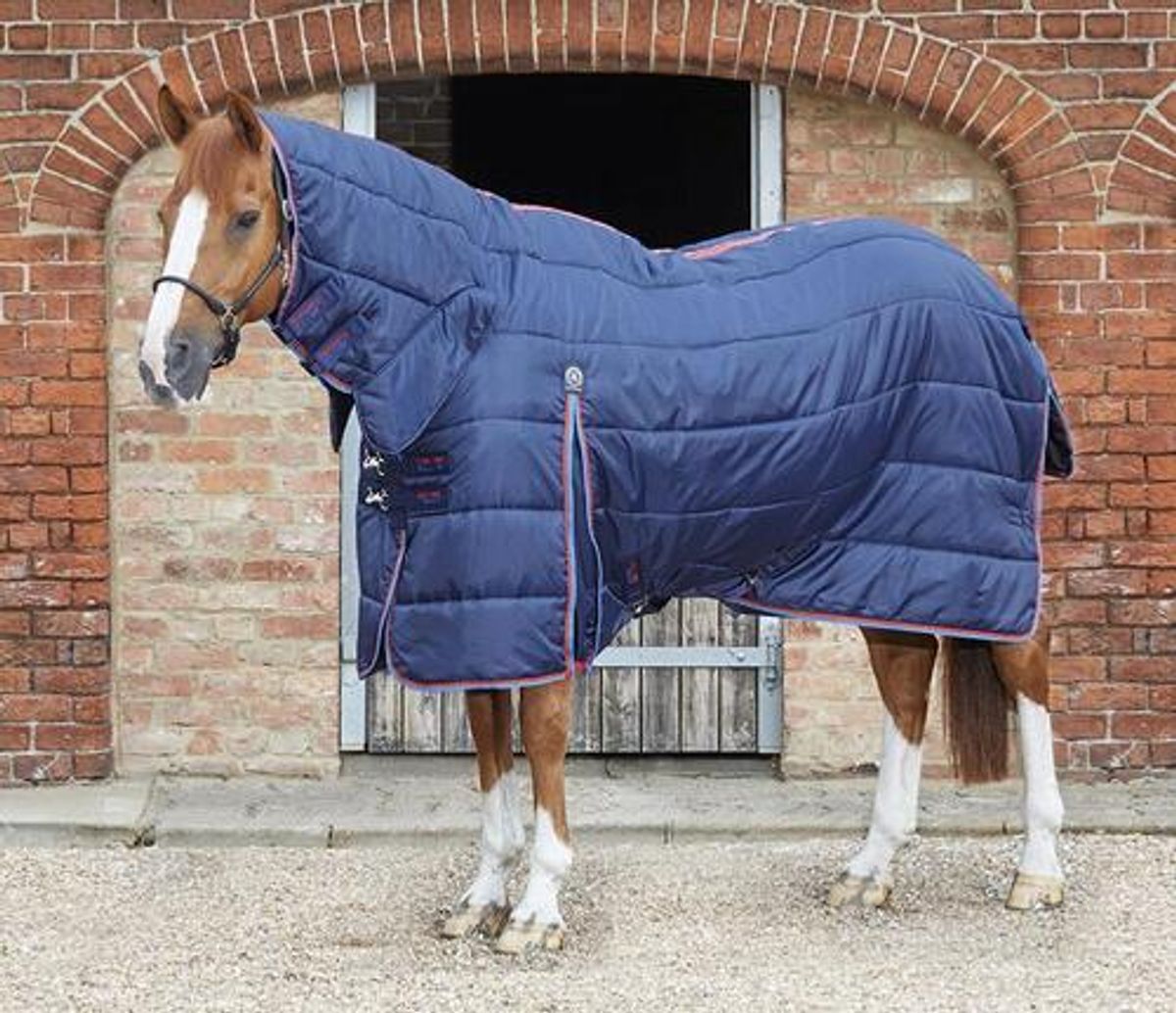 Premier Equine Combo Stable dækken 400g - Navy, 5,6" (115cm)