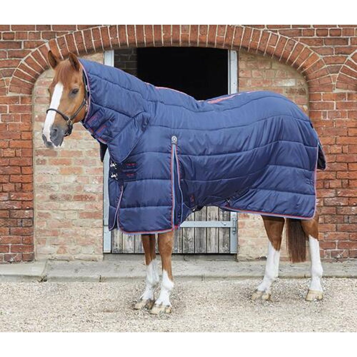 Premier Equine Combo Stable dækken 400g - Sort, 7,3" (165cm)