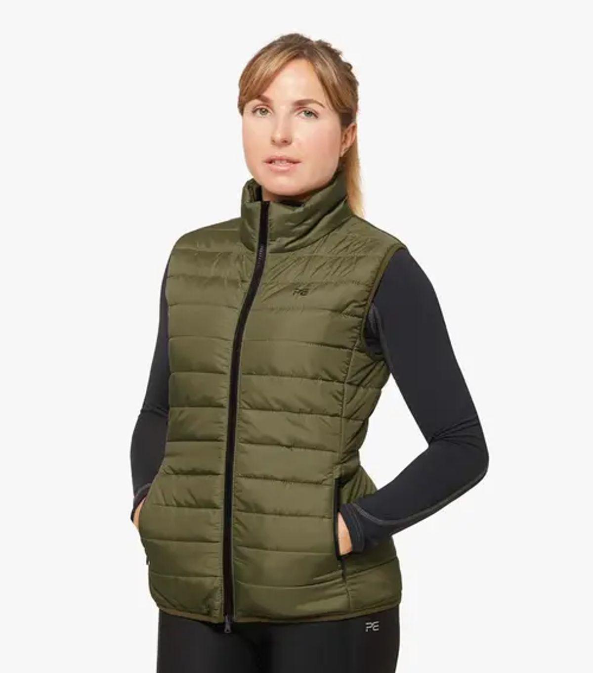 Premier Equine Dante ridevest - olive - 34