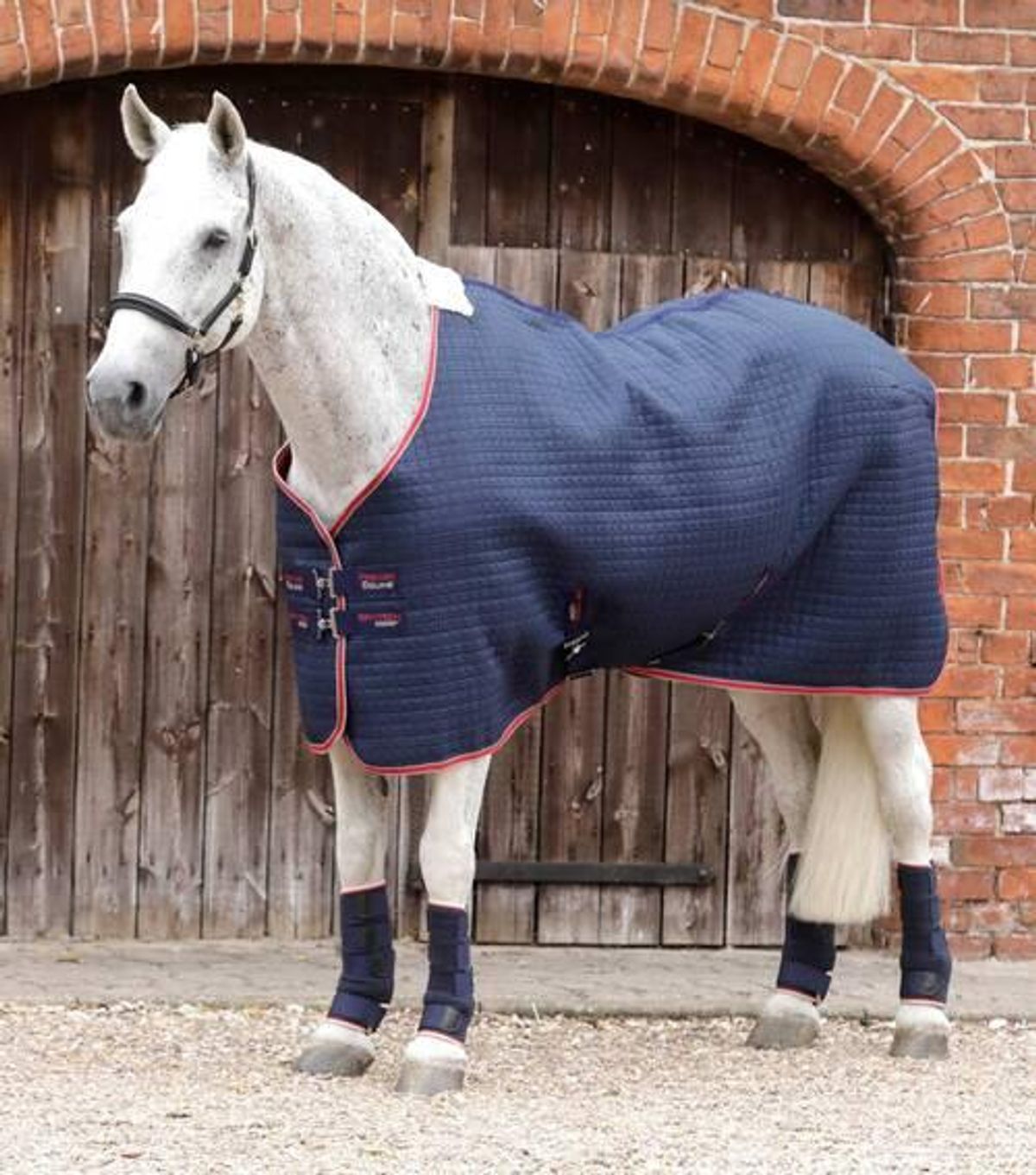 Premier Equine Dry-Tech Horse Cooler dækken - Navy - 5,6" (125cm)