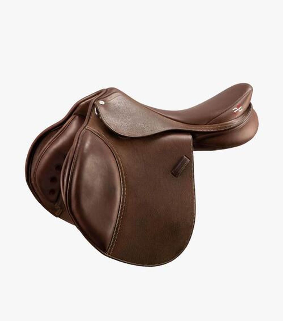 Premier Equine Lyon Close Contact læder spring sadel - Brun - 17,5"