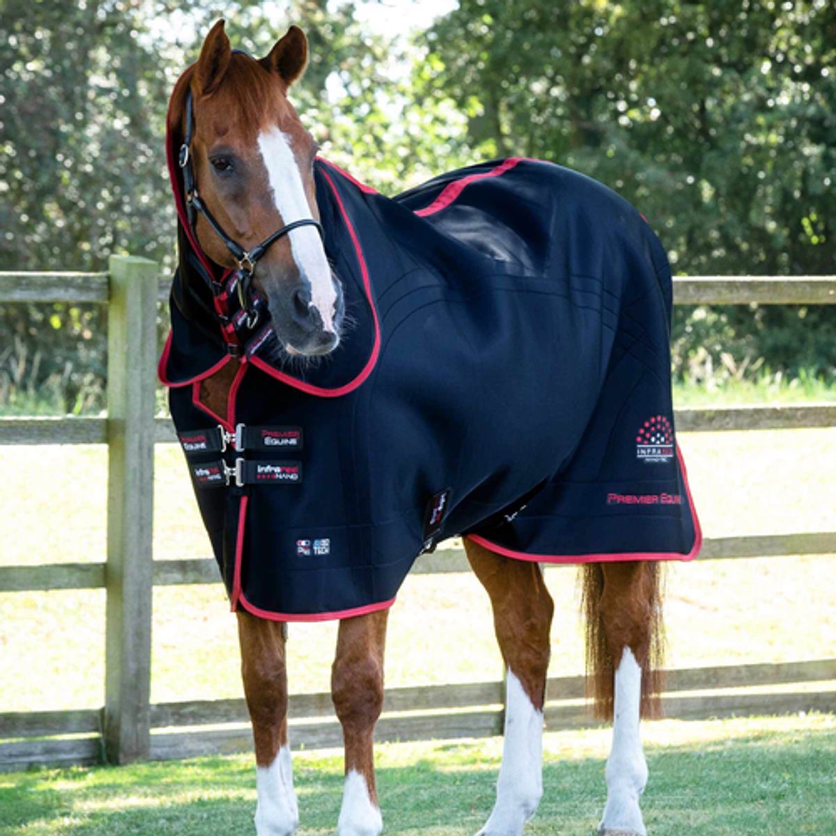 Premier Equine Nano-Tec dækken med hals - 5,6" (125cm)