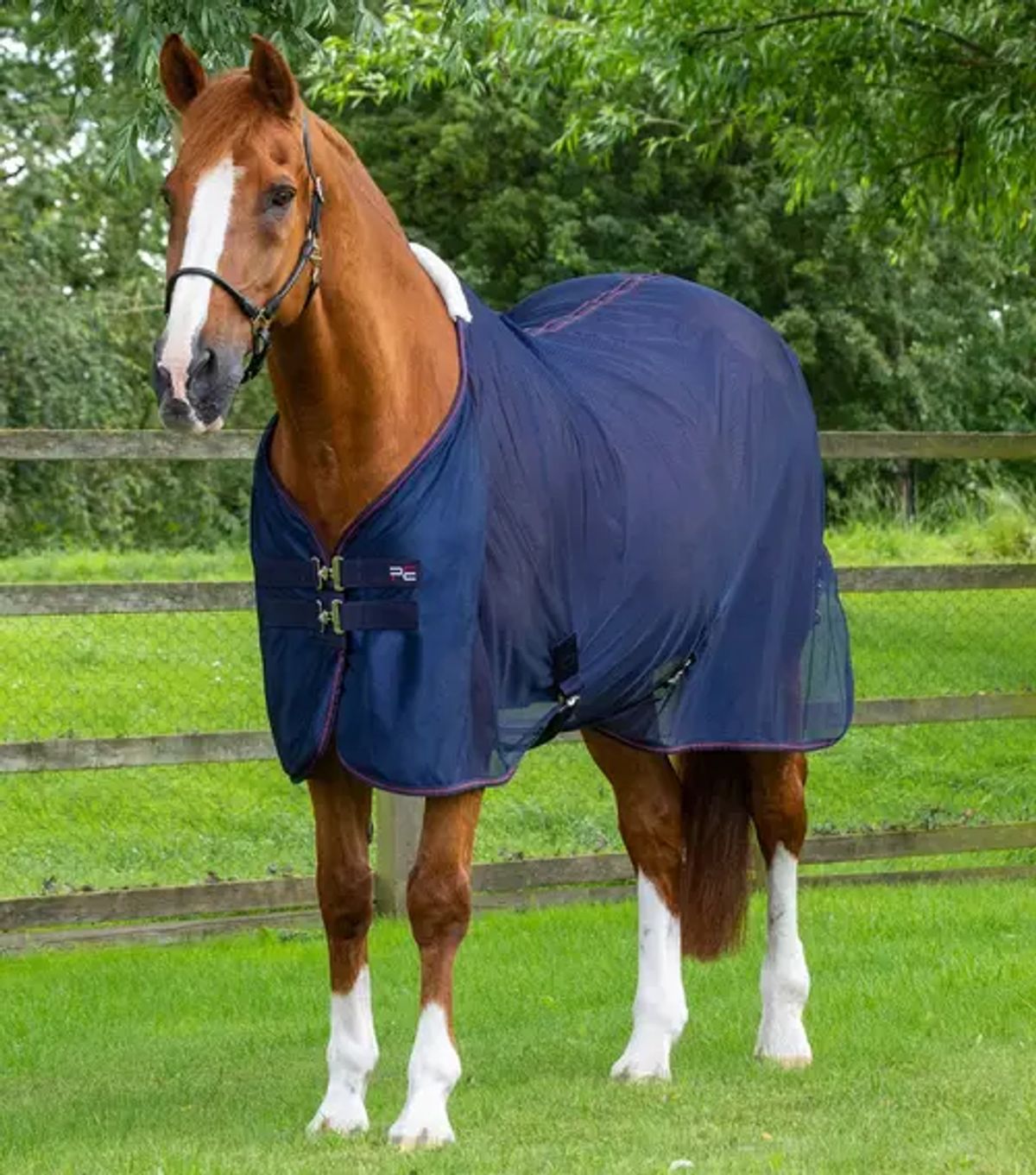 Premier Equine netdækken Ventoso - Navy - 5,0 115cm