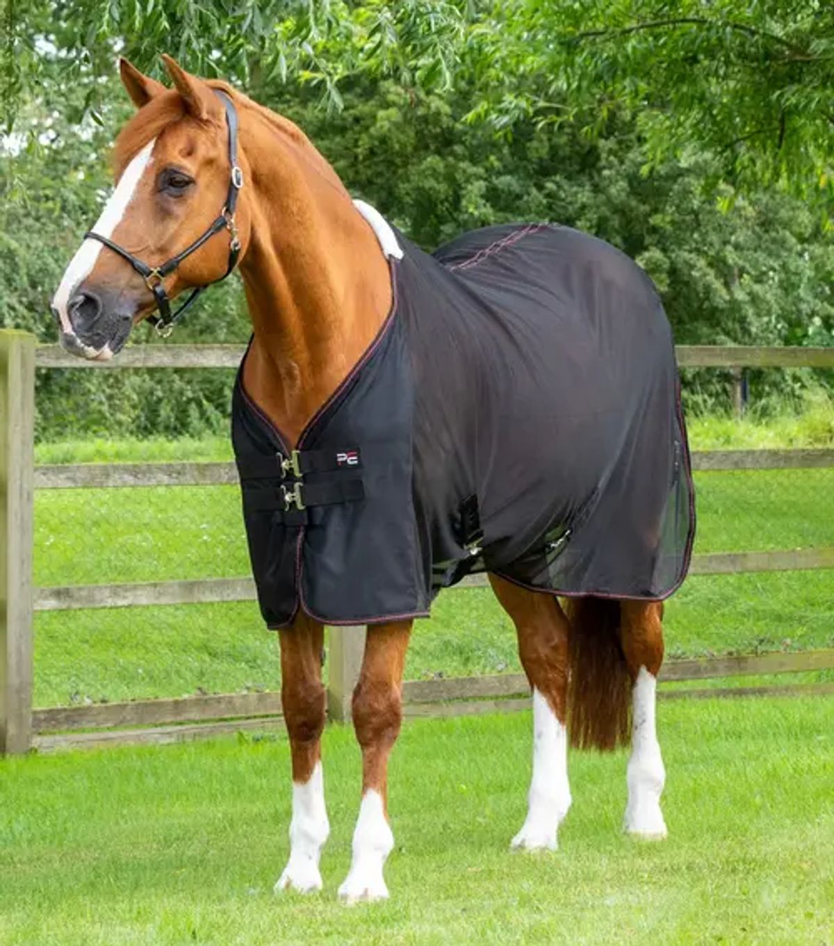 Premier Equine netdækken Ventoso - Sort - 5,3 120cm