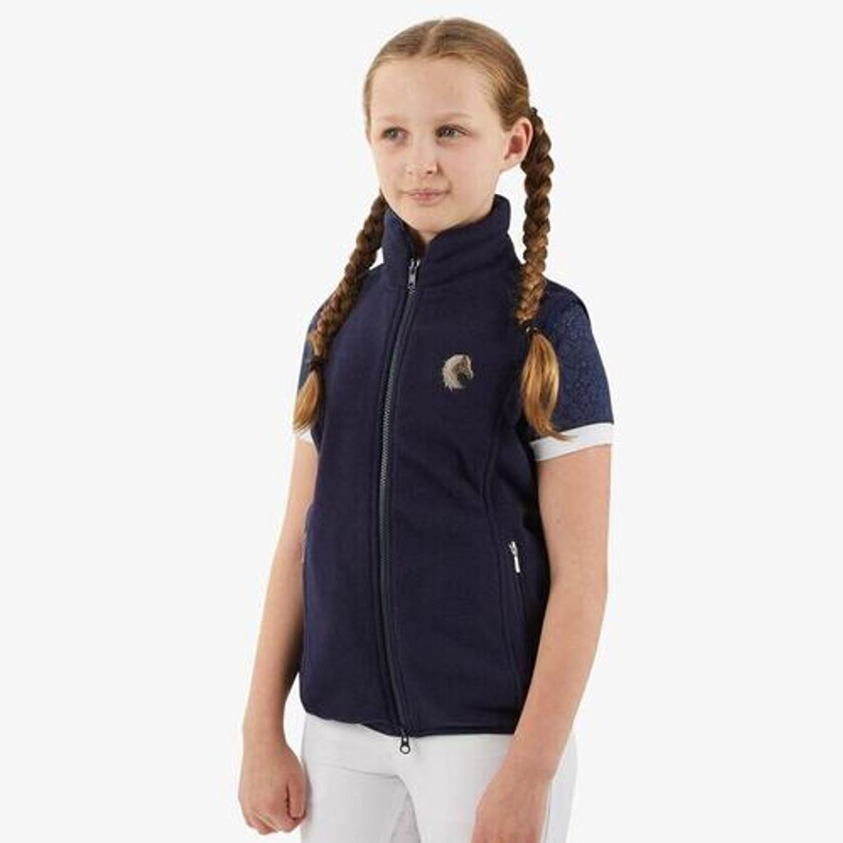 Premier Equine Sellia fleece ridevest til børn - 7-8 år