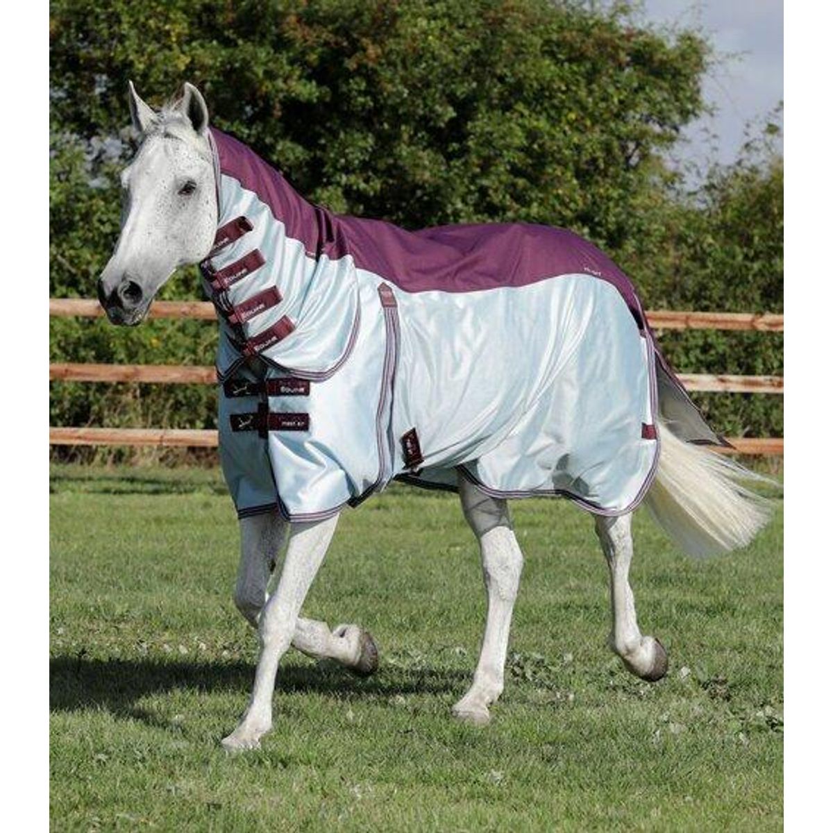 Premier Equine Stay-Dry Mesh insektdækken - Vinrød - 5,9" (130cm)