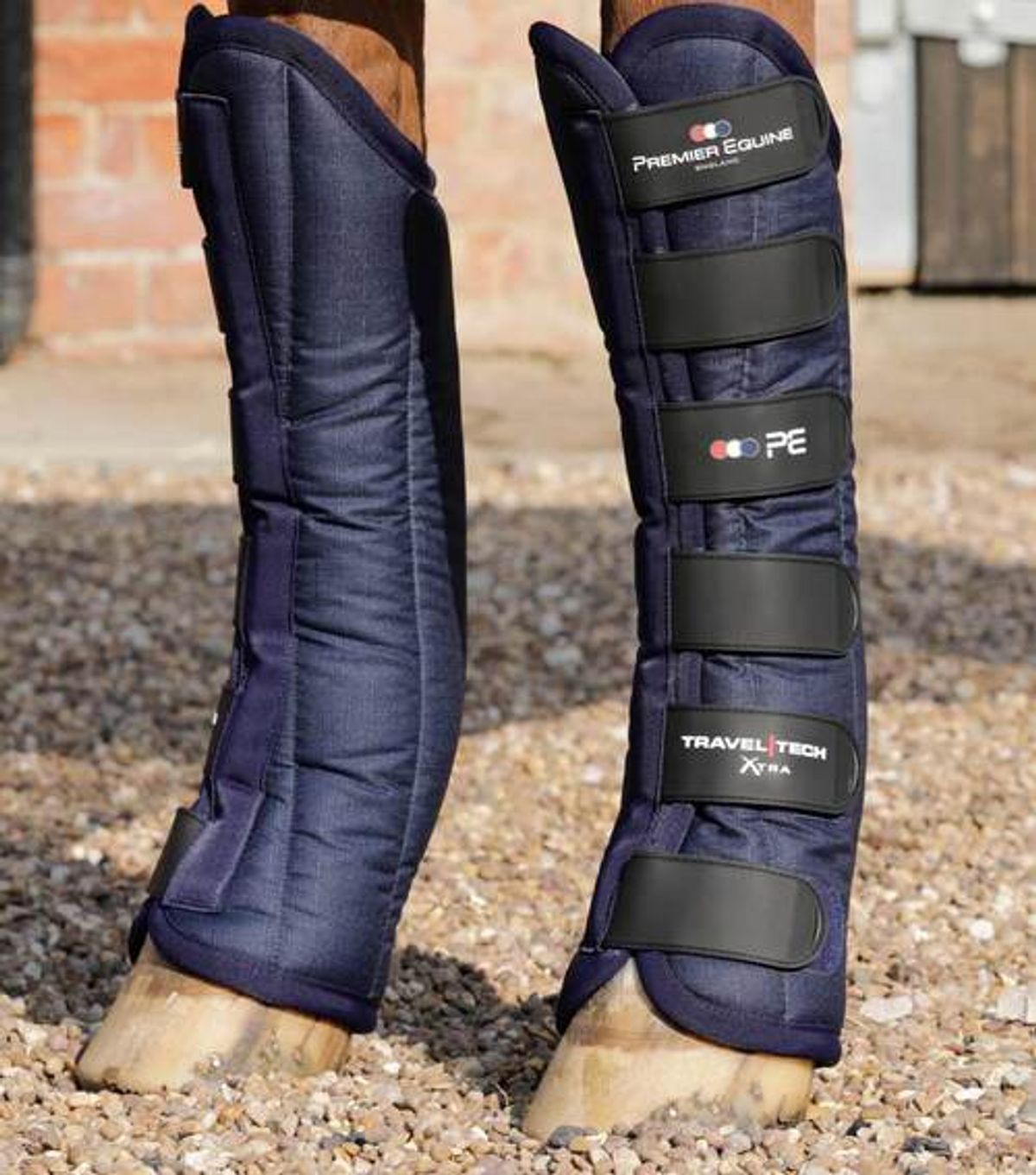 Premier Equine Travel-Tech Xtra transportgamacher - Navy, S