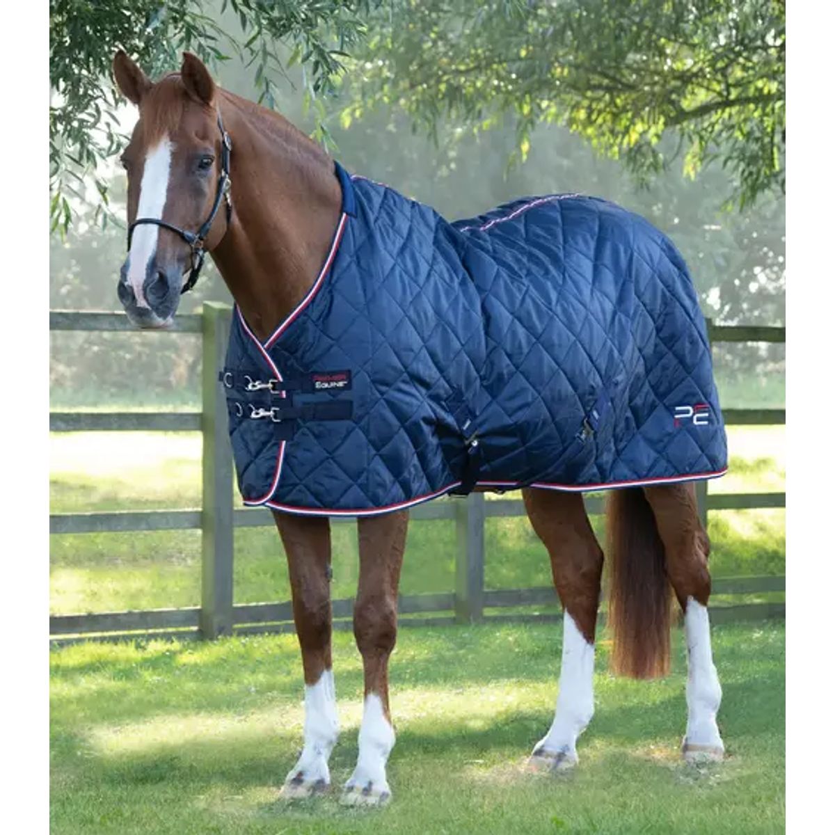 Premier Equine Tuscan stalddækken 100g - Navy - 6,0 135cm