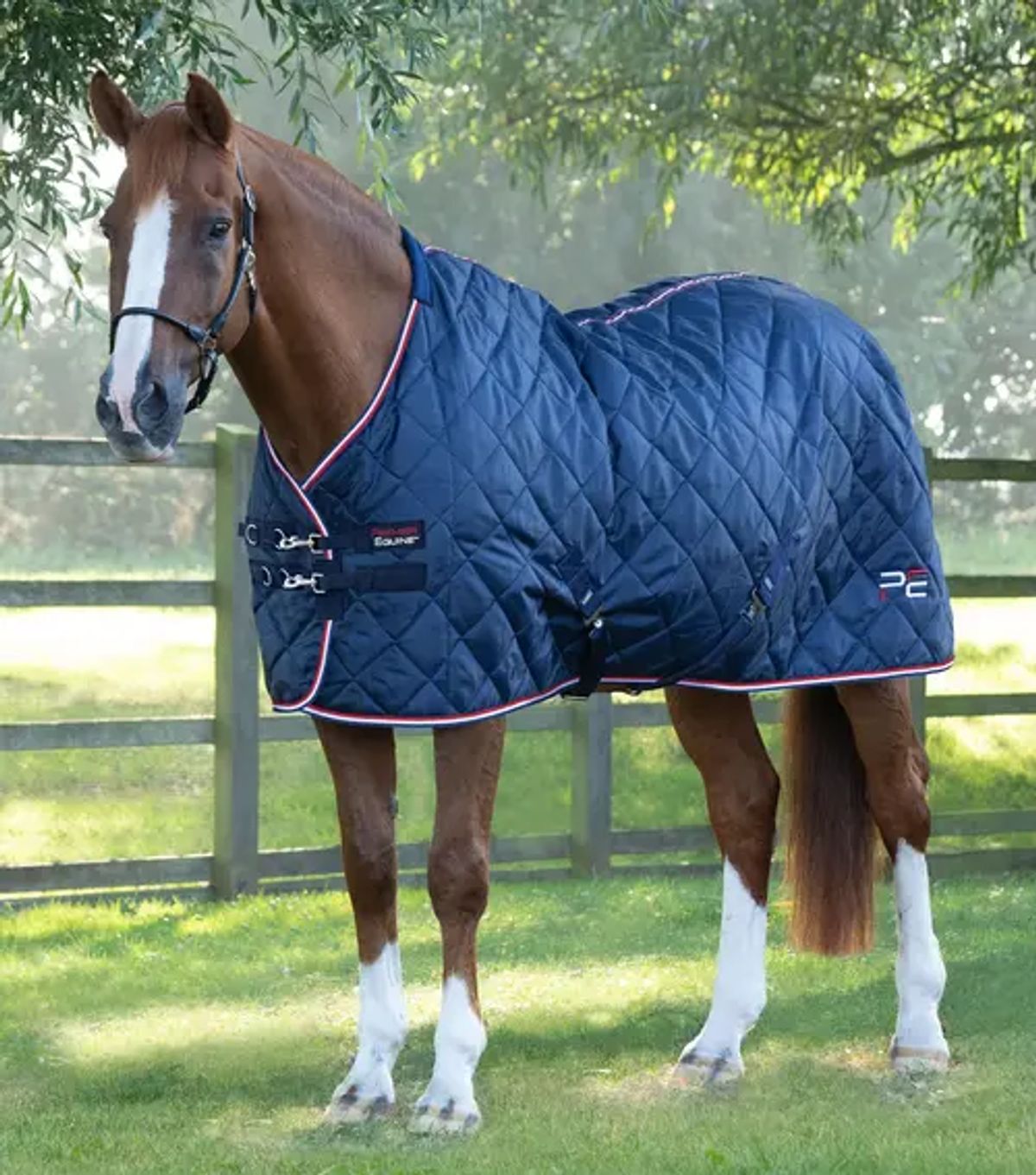 Premier Equine Tuscan stalddækken 100g - Navy