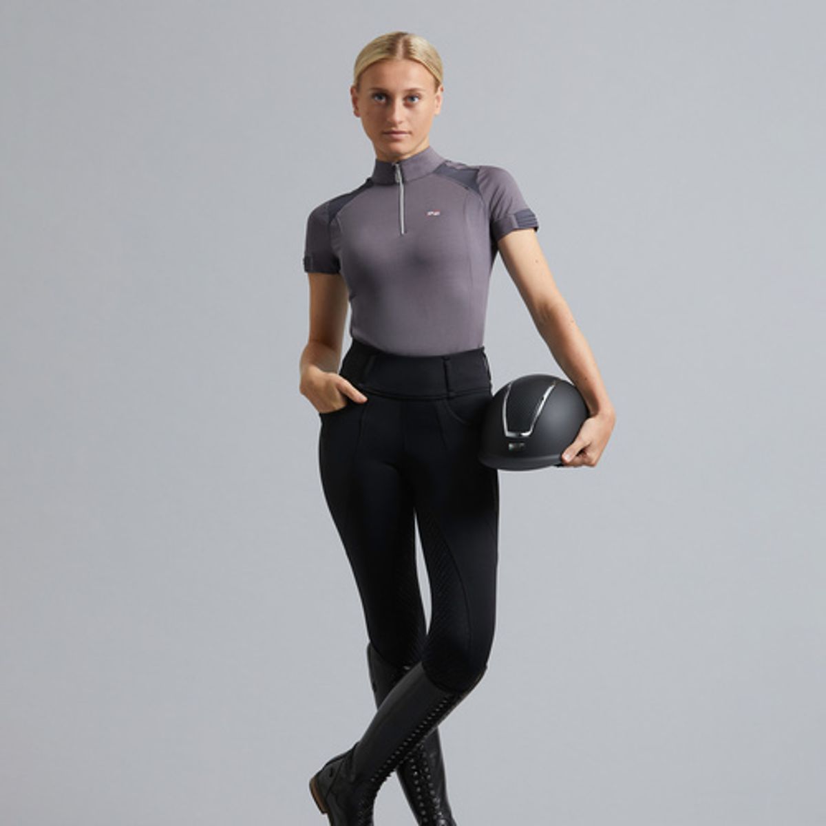 Premier Equine Ventus højtaljede ridetights - Sort - 34