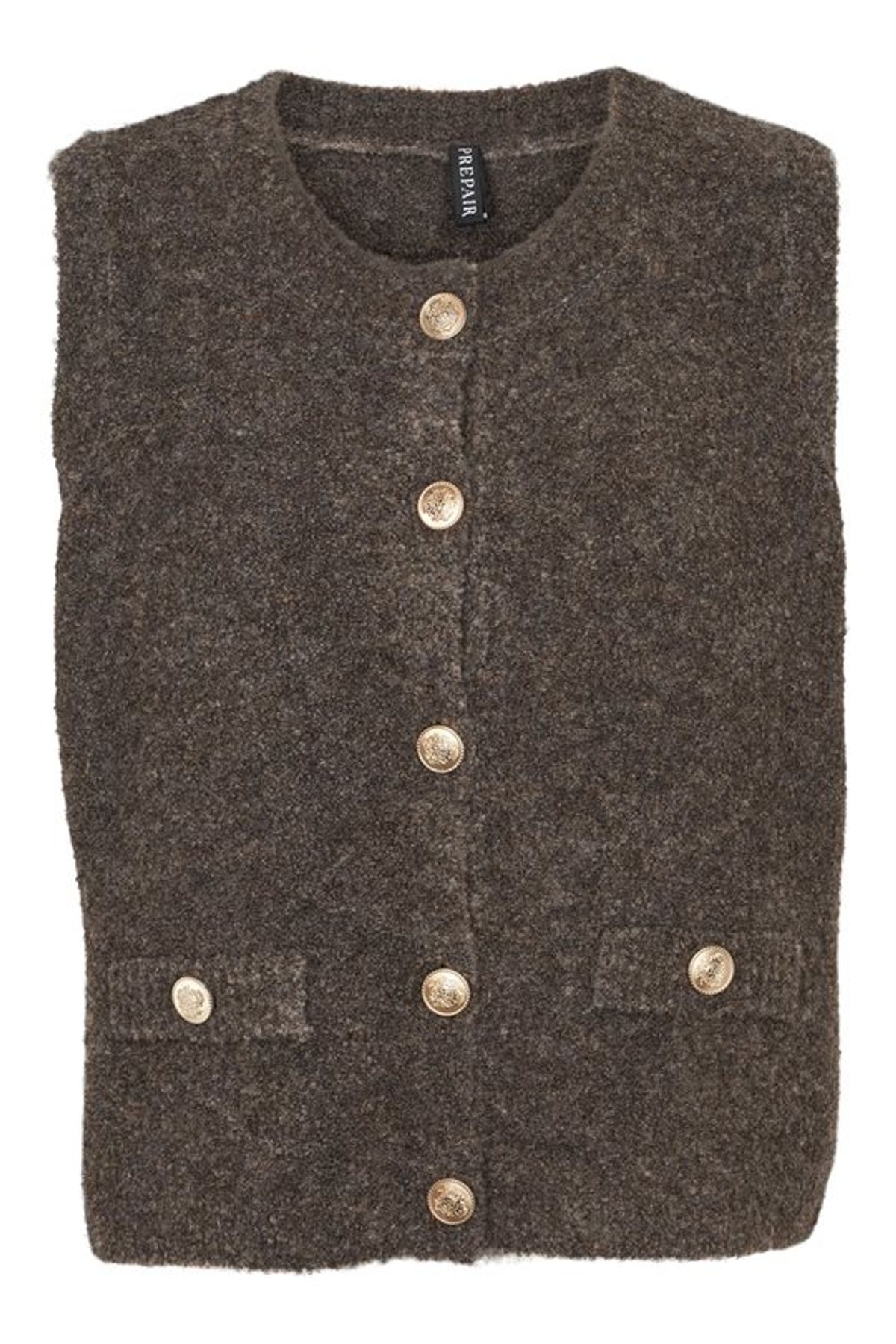 Prepair - Elva Knit Vest - Brown