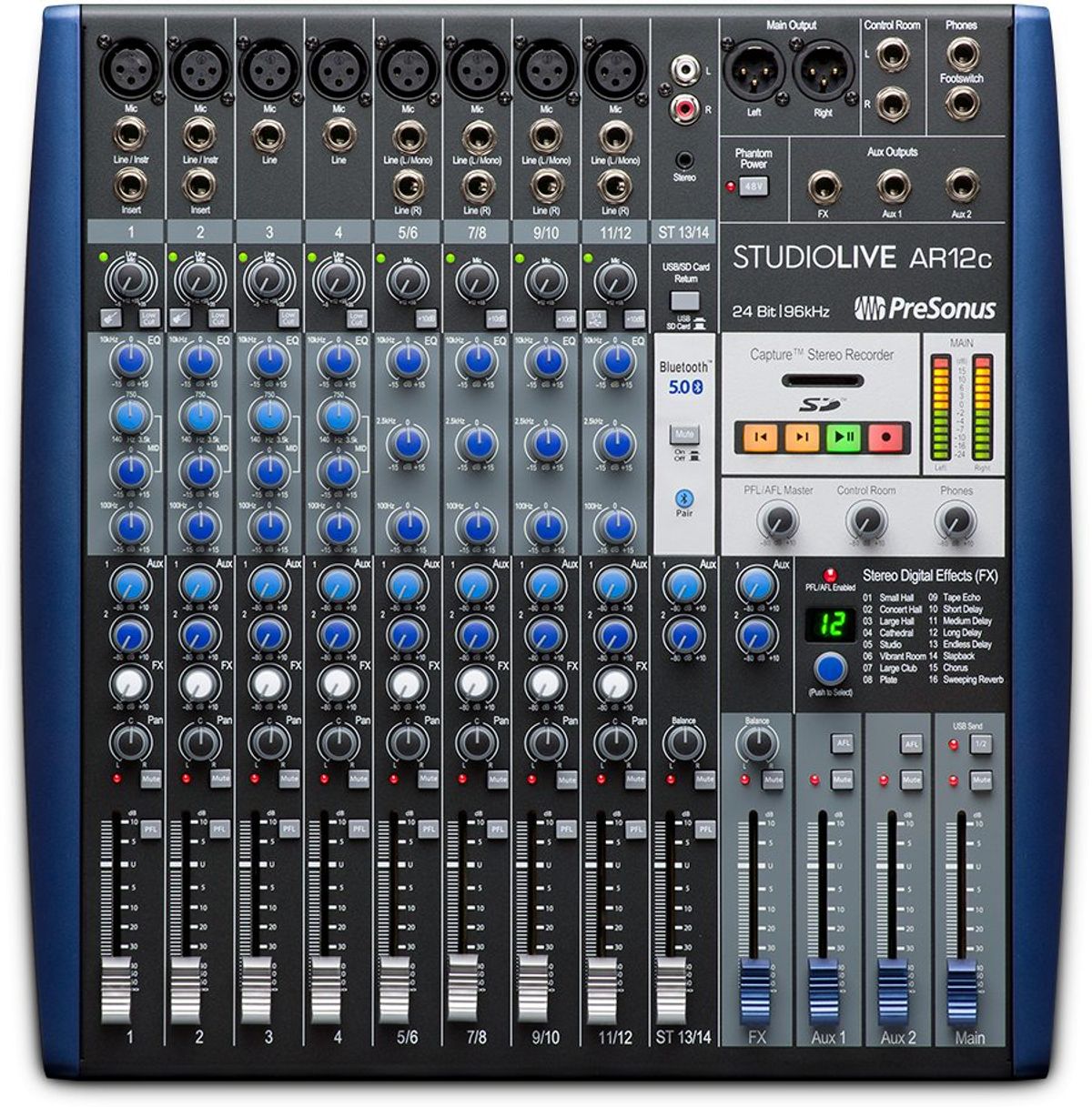 Presonus StudioLive AR12c PA Mixer med Bluetooth