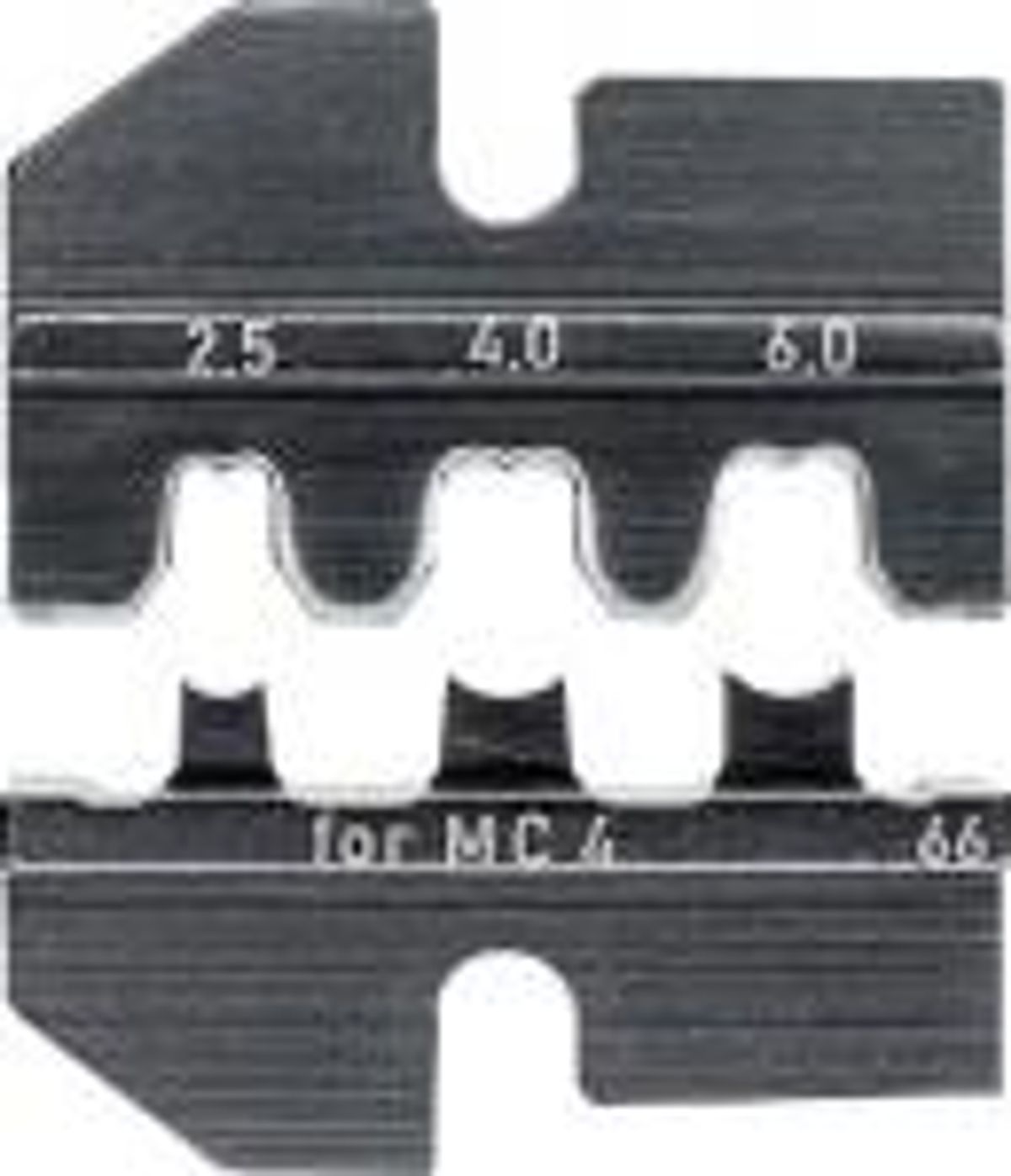 Pressebakker for MC4 (Multi-Contact) 2,5-6,0mm ².