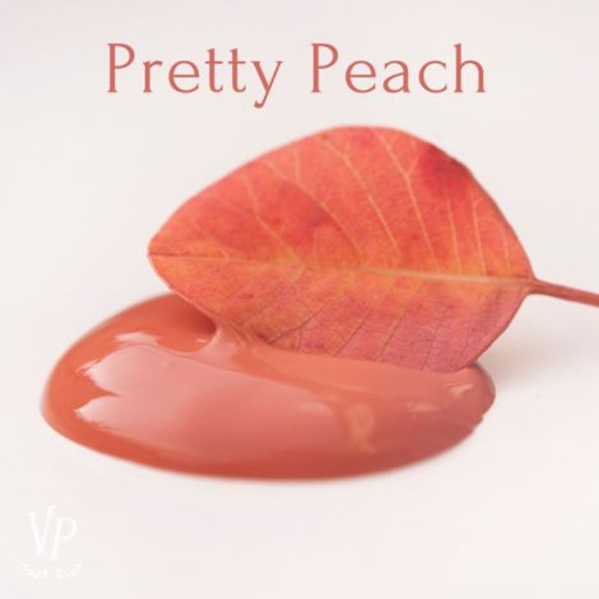 Pretty peach kalkmaling