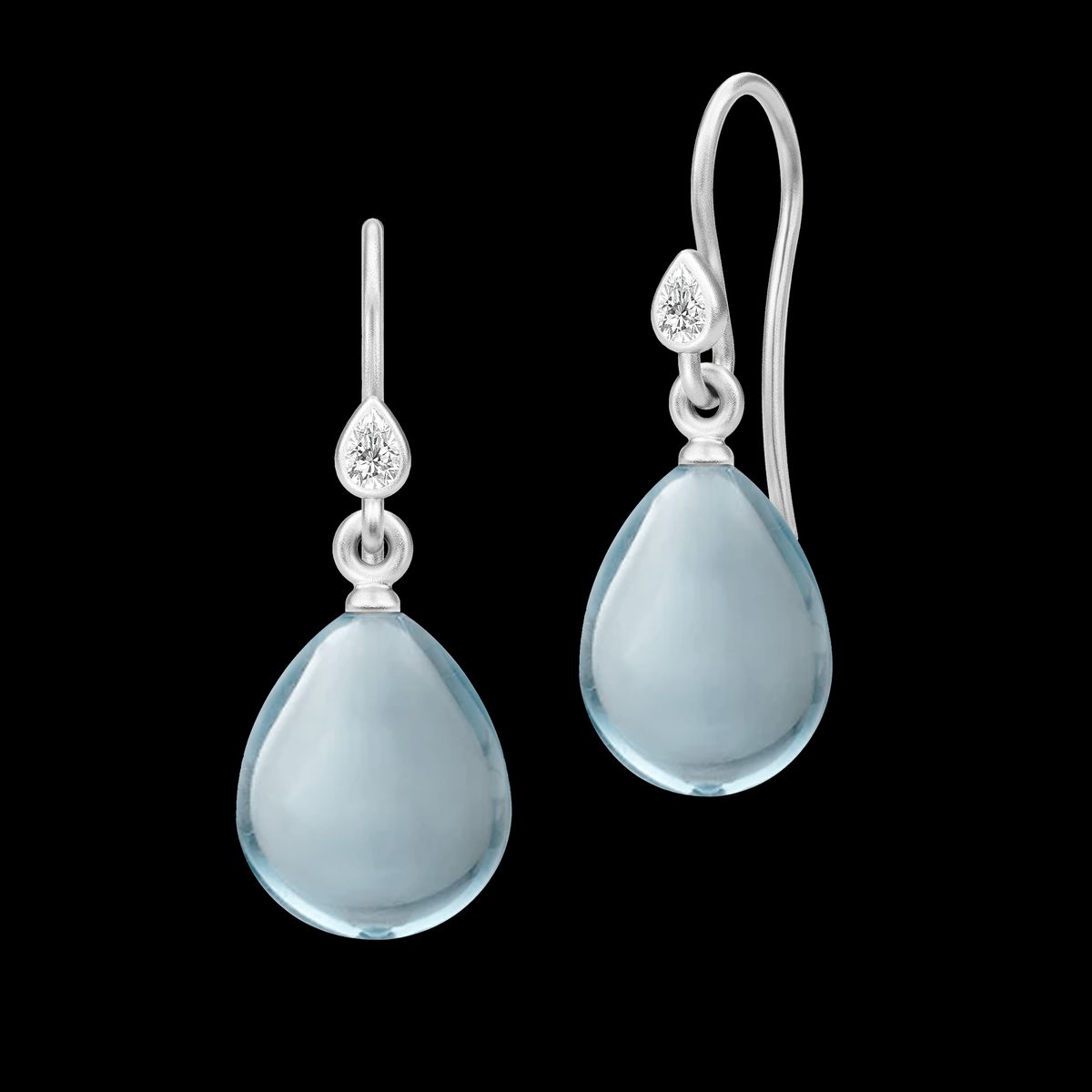 Prima Ballerina Earrings Ocean Blue