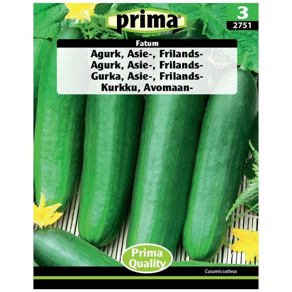 Prima - PRIMA® Frø - Agurk, Asie-, Frilands-