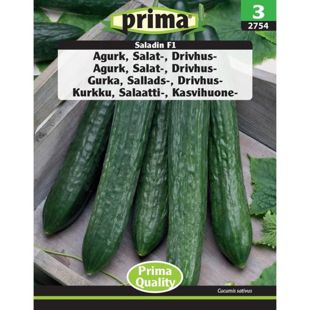 Prima - PRIMA® Frø - Agurk, Salat-, Drivhus-