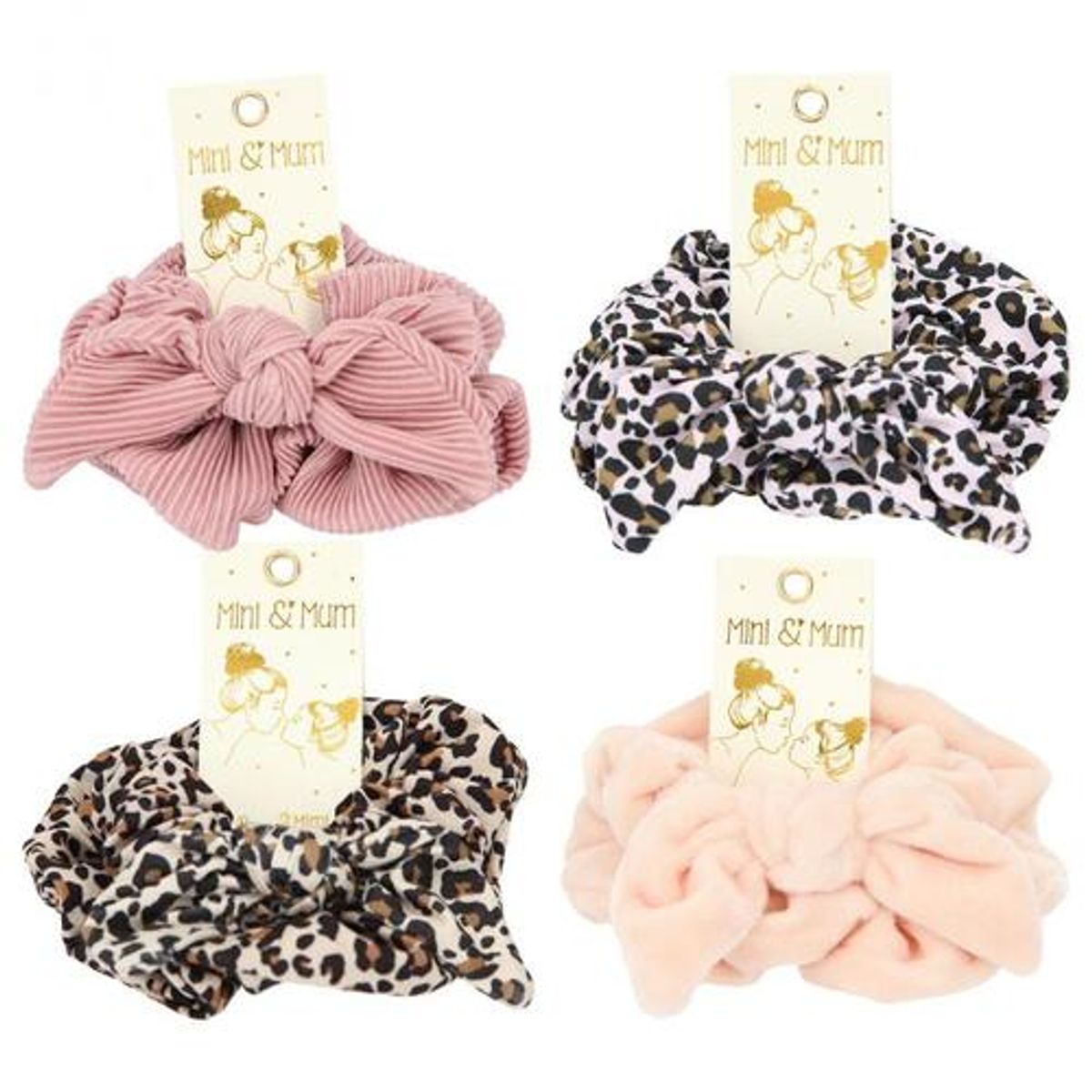 Princess Mimi scrunchies "MINI & MUM"