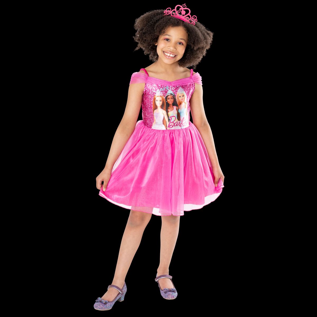 Prinsesse Barbie Pige Kjole - BARBIE - 5-6Y