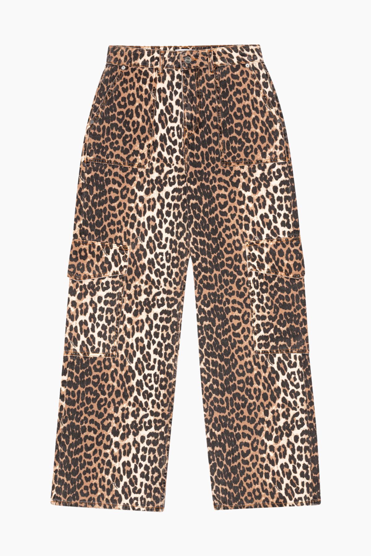 Print Denim Angi J1676 - Leopard - GANNI - Leopard 25