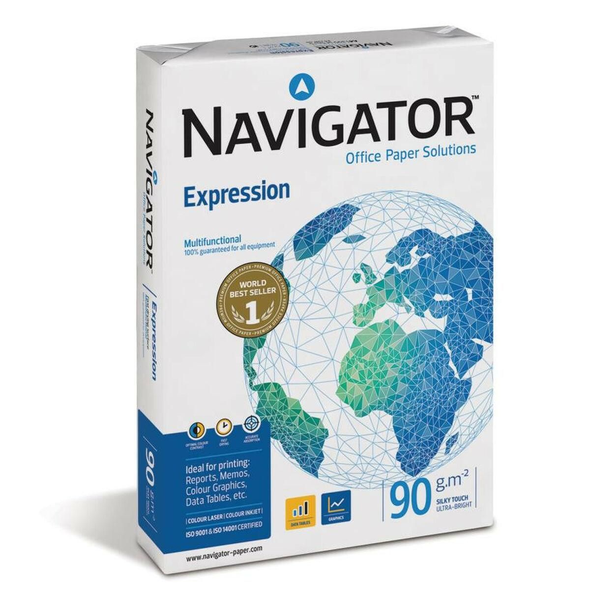 Printerpapir Navigator Expression Hvid A4 5 Dele