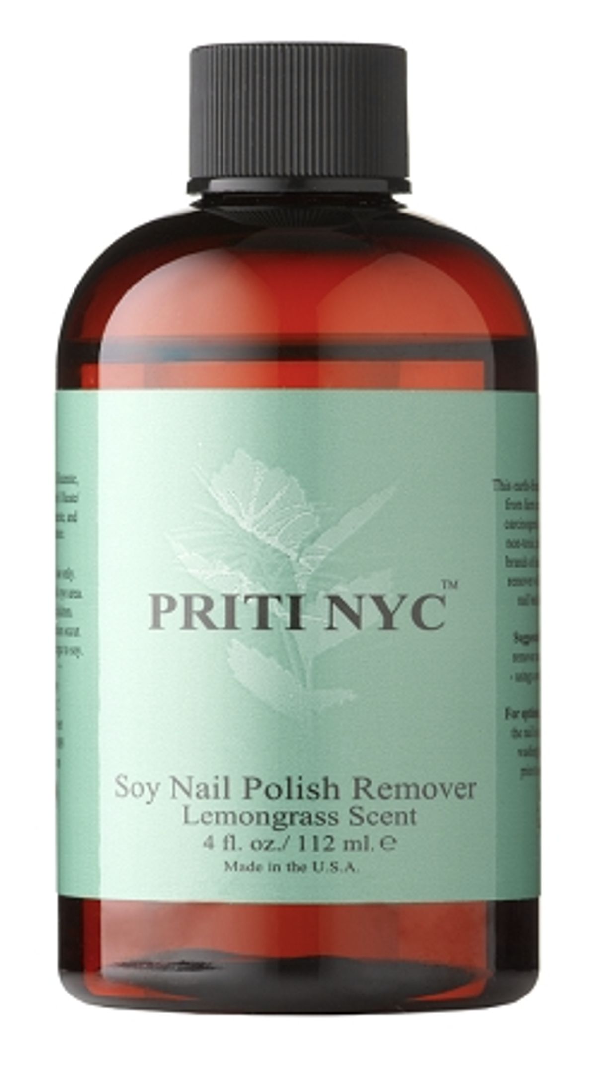 PRITI NYC - N°913 - Soy Nail Polish Remover with Lemongrass 118ml