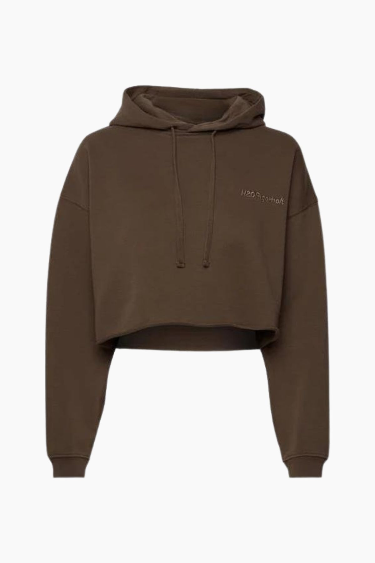 Pro Cropped Sweat Hoodie - Earth - H2O Fagerholt - Brun M