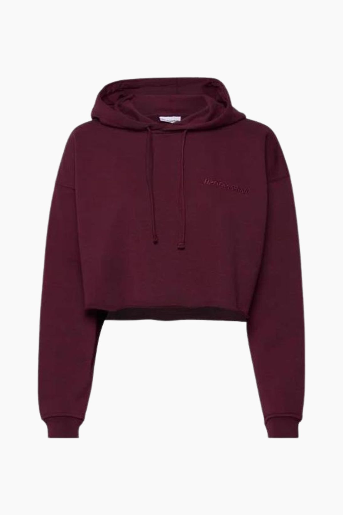 Pro Cropped Sweat Hoodie - Plum Wine - H2O Fagerholt - Bordeaux L