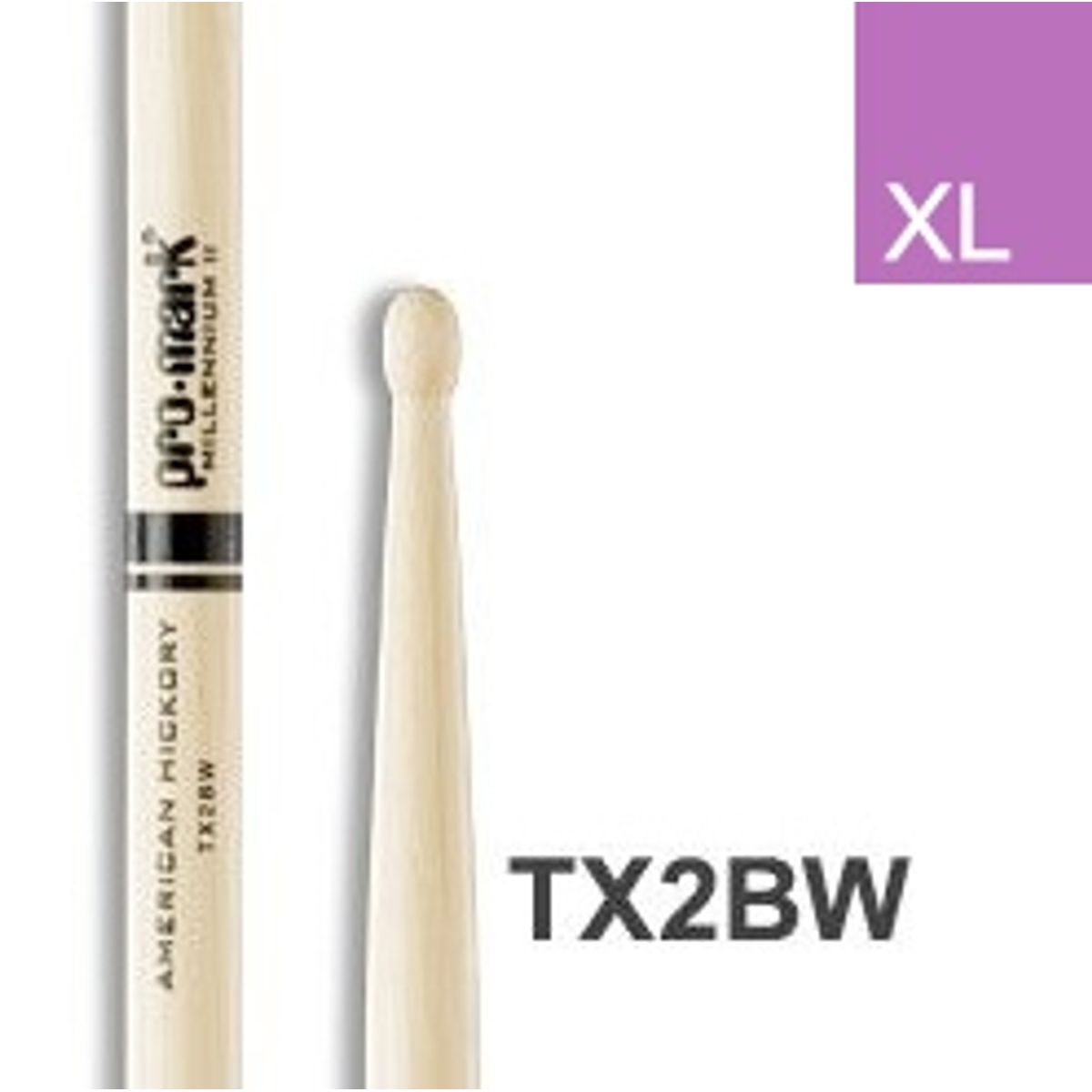 Pro Mark TX2BW 2B Hickory - Wood Tip